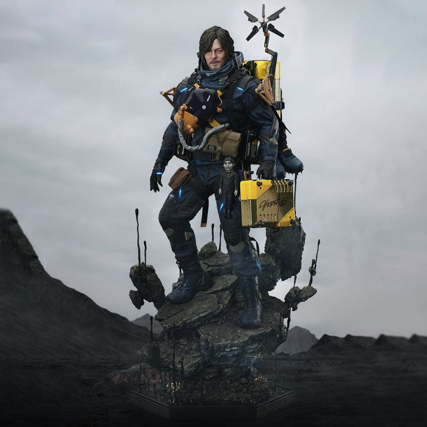 Death Stranding Sam (Deluxe Bonus Version) 1:3 Scale Statue  (Prototype Shown) View 5