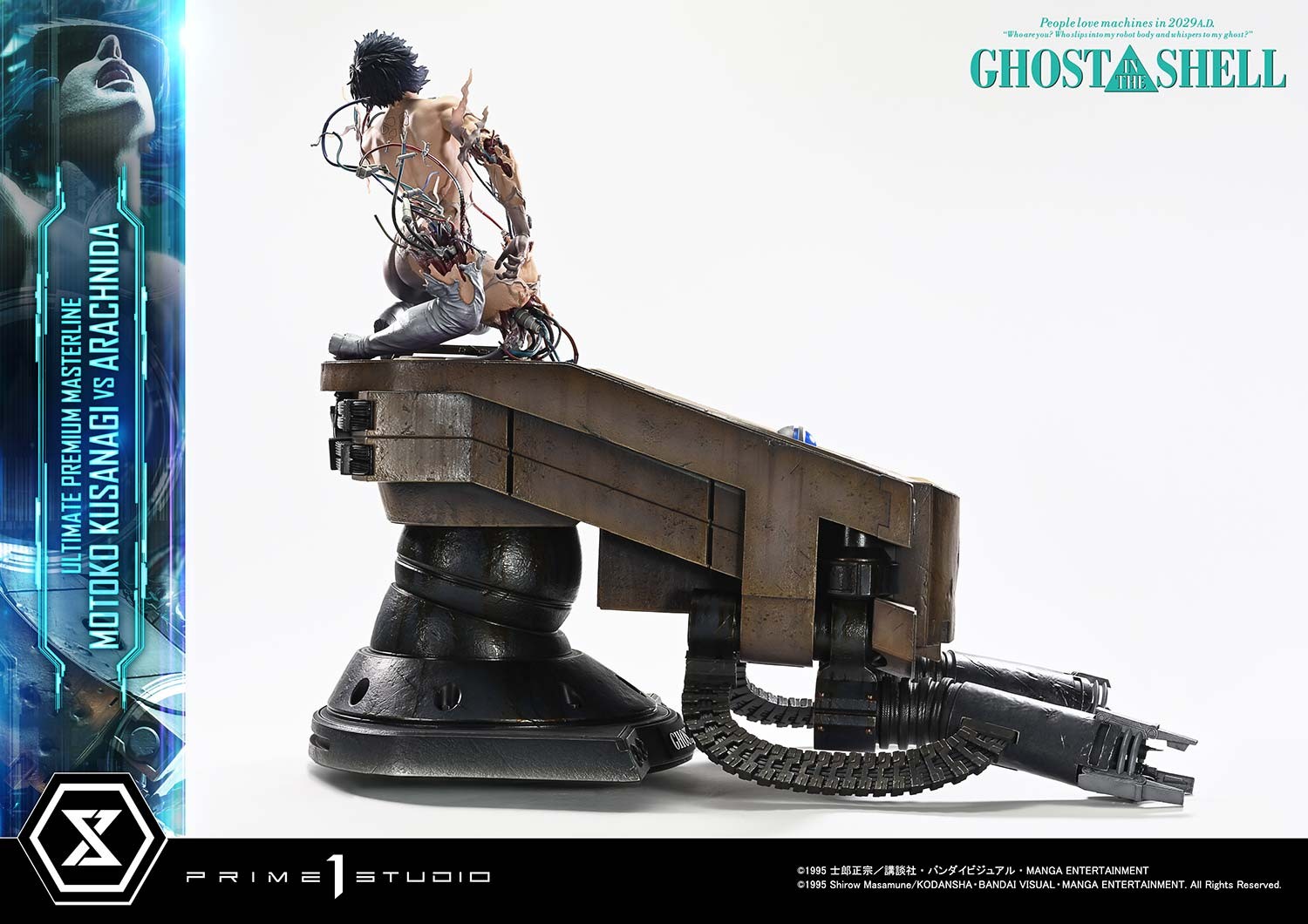 Ghost in the Shell Motoko Kusanagi VS Arachnida Statues  (Prototype Shown) View 9