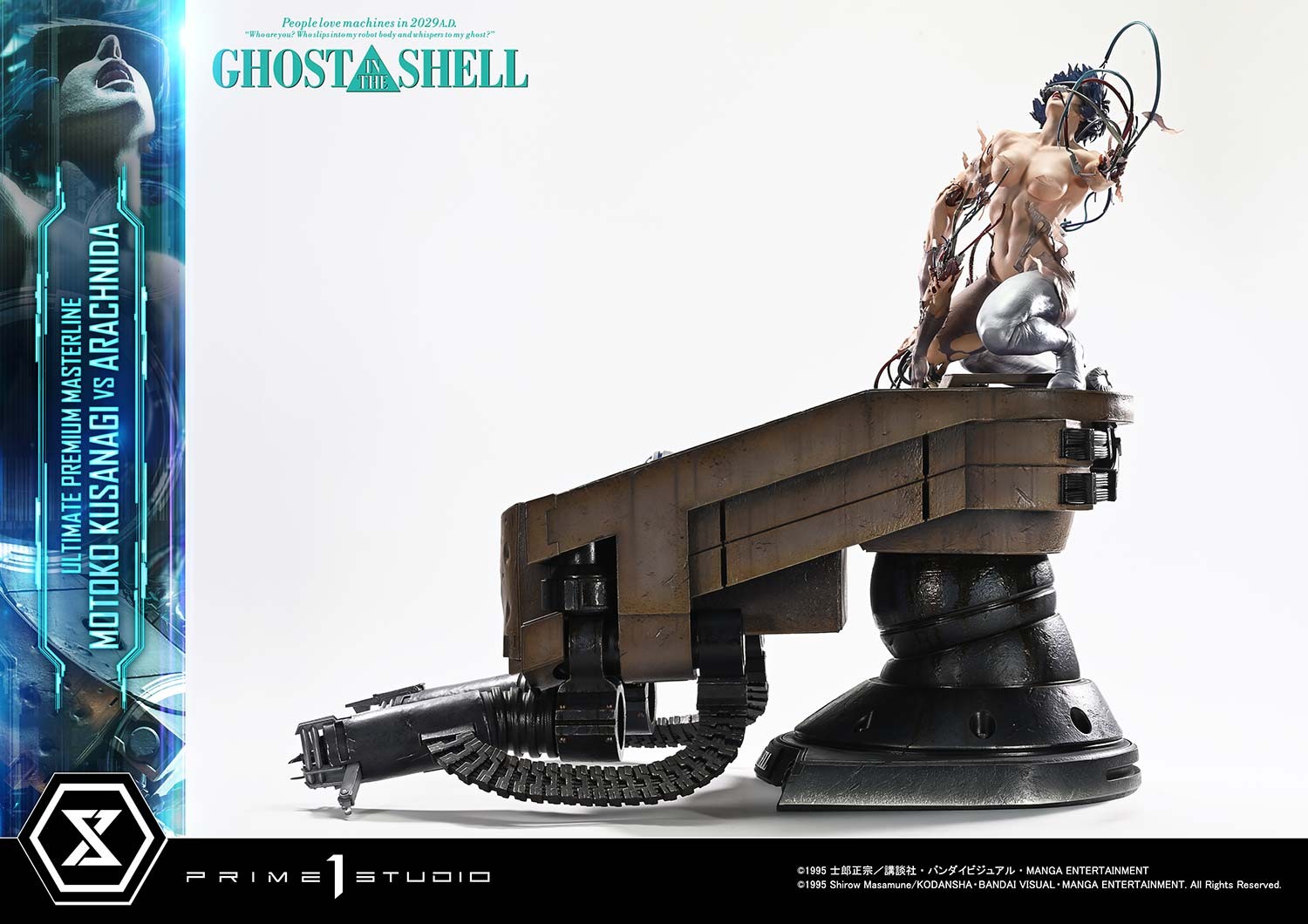 Ghost in the Shell Motoko Kusanagi VS Arachnida Statues  (Prototype Shown) View 10