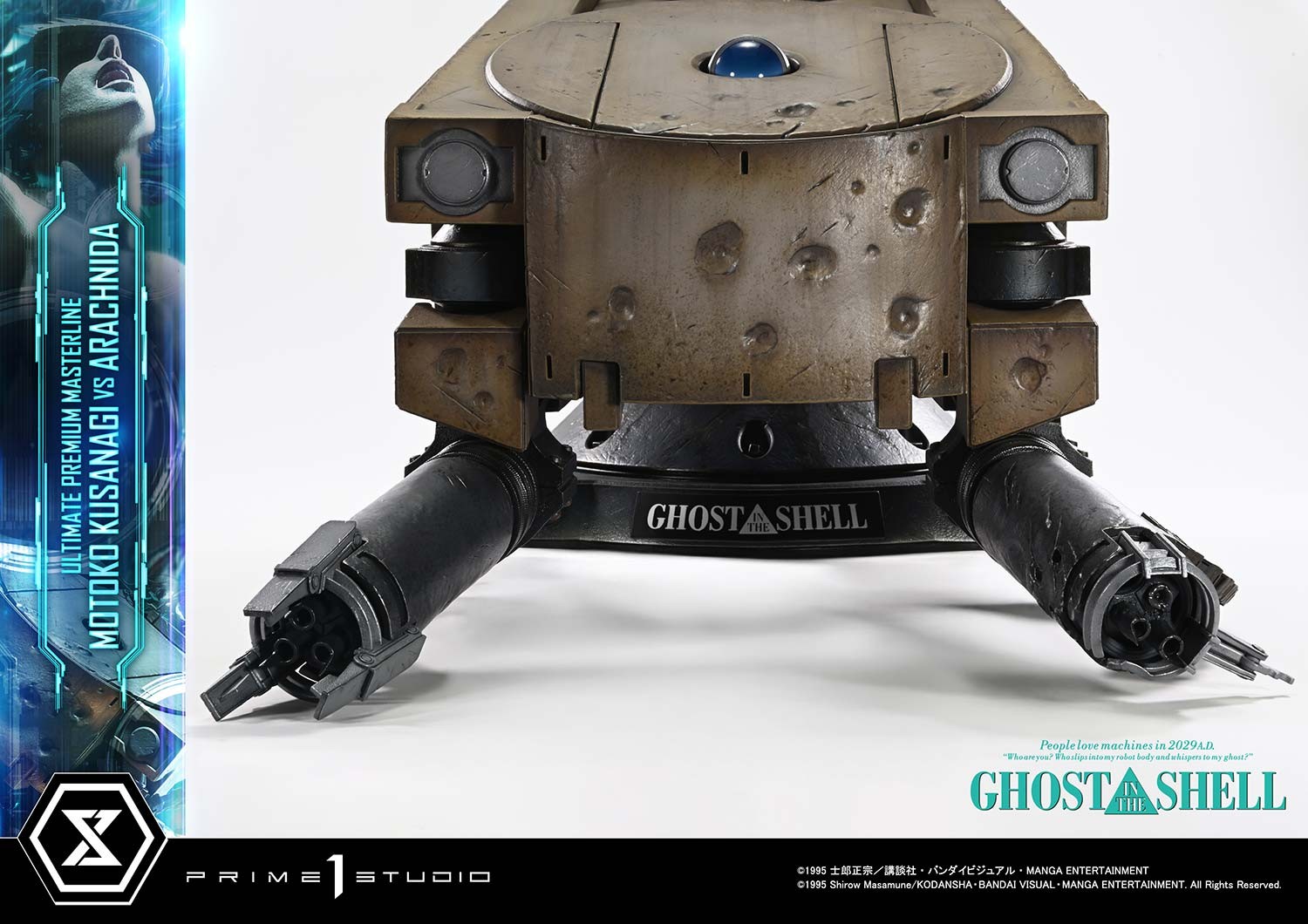 Ghost in the Shell Motoko Kusanagi VS Arachnida Statues  (Prototype Shown) View 12