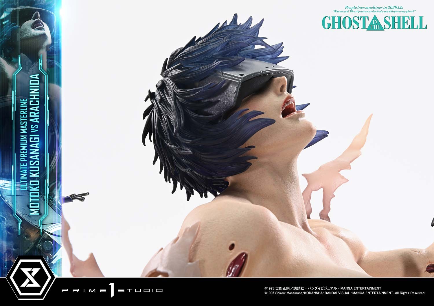 Ghost in the Shell Motoko Kusanagi VS Arachnida Statues  (Prototype Shown) View 14