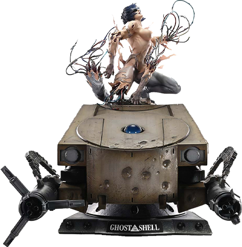 Ghost in the Shell Motoko Kusanagi VS Arachnida (Bonus Version) Statues  (Prototype Shown) View 18