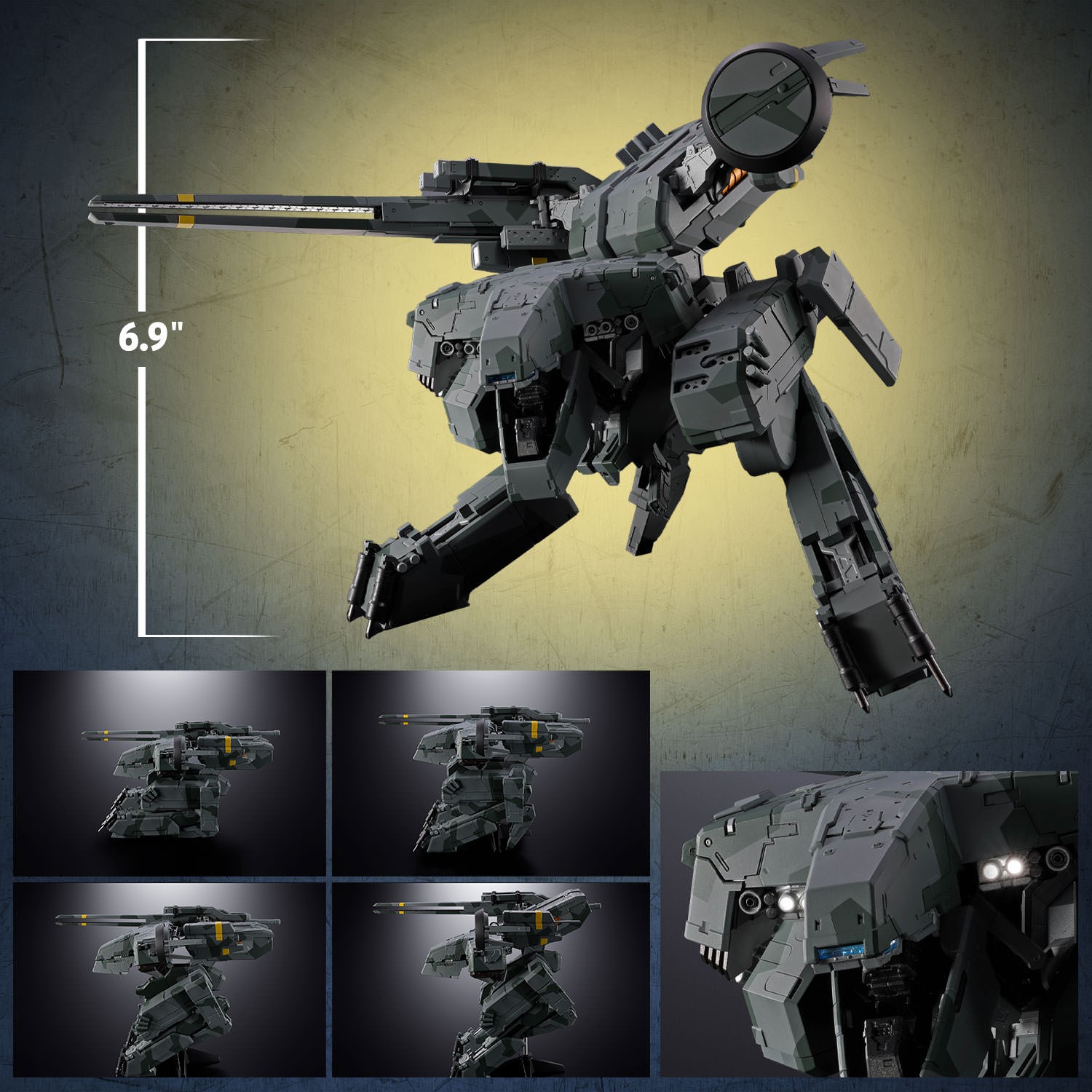Metal Gear Solid Metal Gear Rex Collectible Figure  (Prototype Shown) View 2