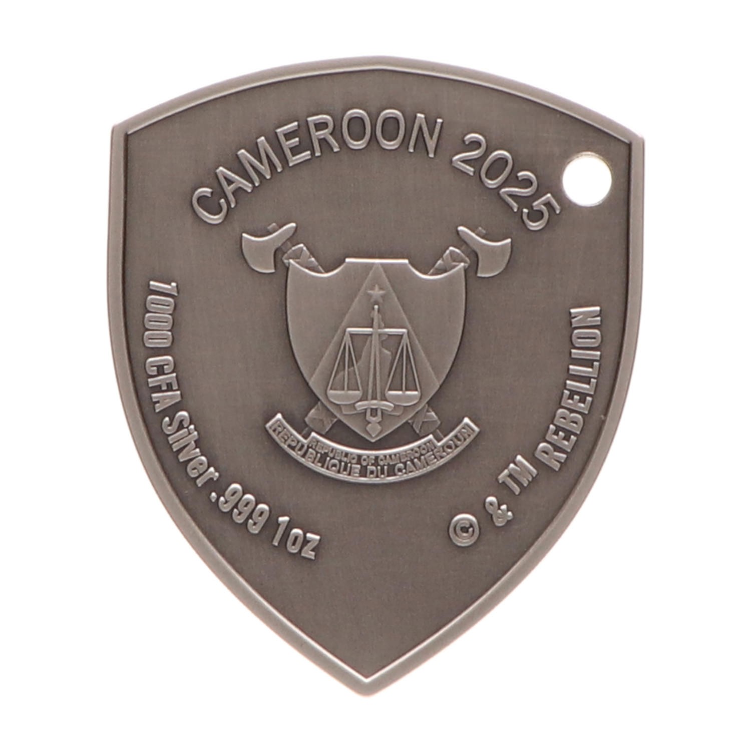 2000 AD 2000 AD - Judge Dredd Badge 2025 Silver Collectible  (Prototype Shown) View 3