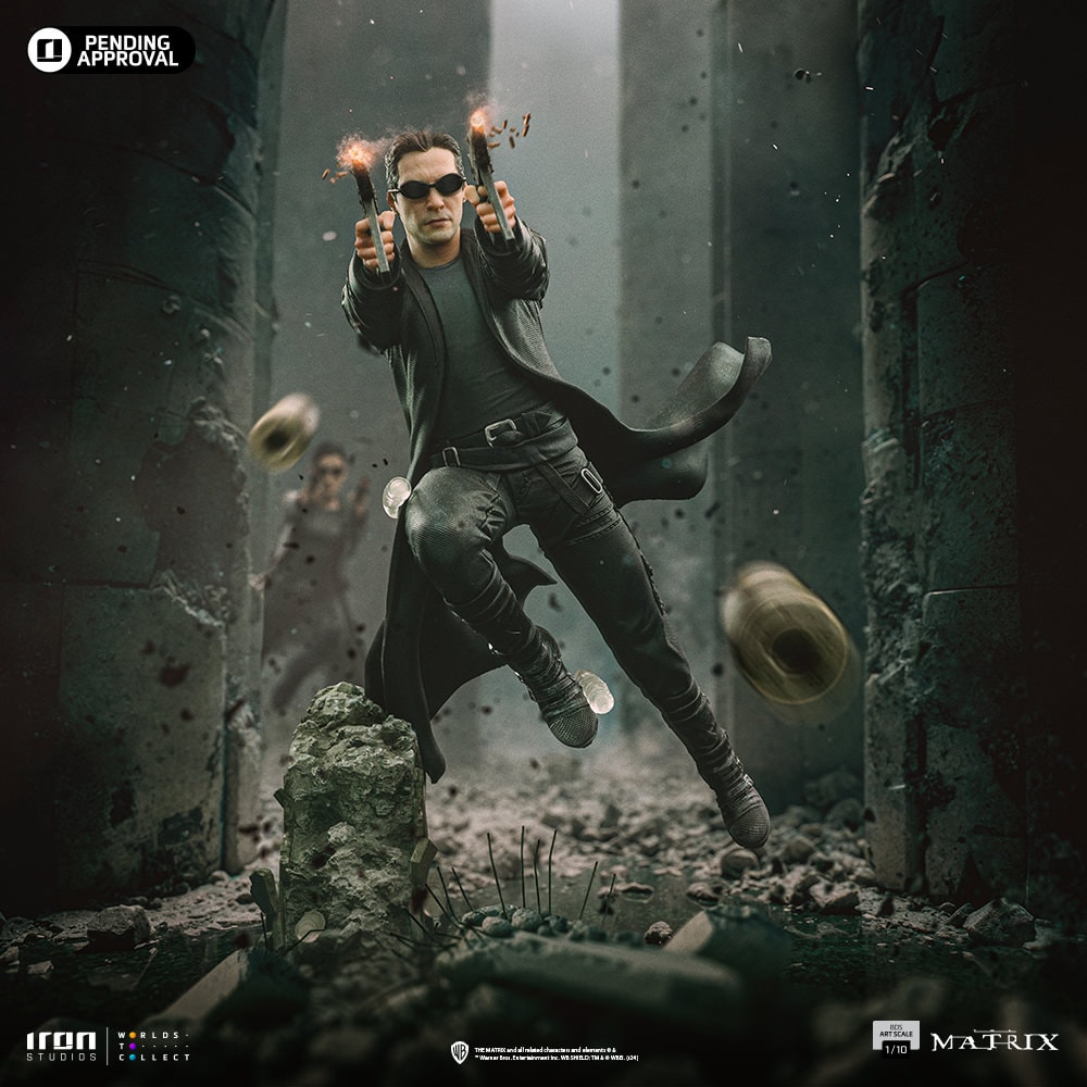 The Matrix Neo 1:10 Scale Statue  (Prototype Shown) View 1