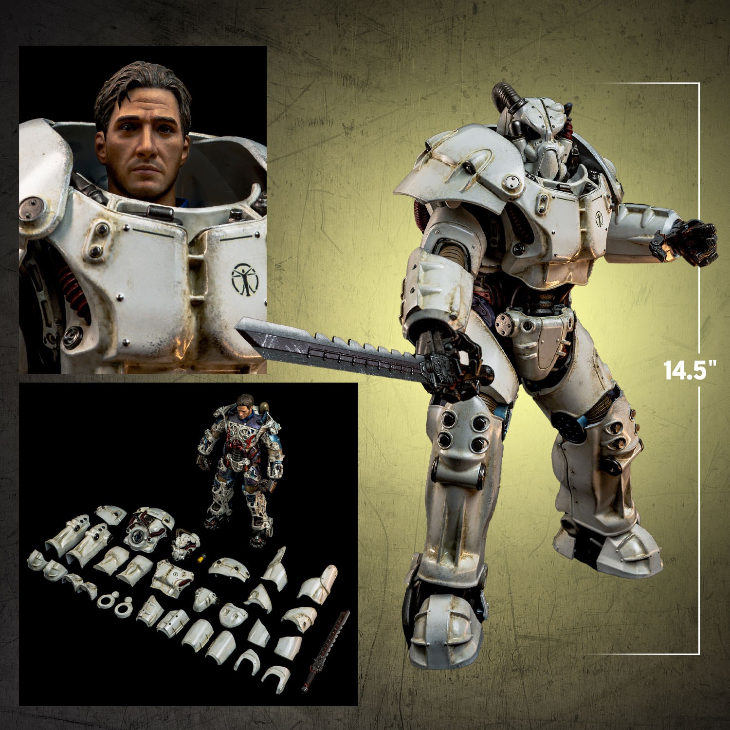 X-01 Institute Power Armor Sixth Scale Figure by Threezero