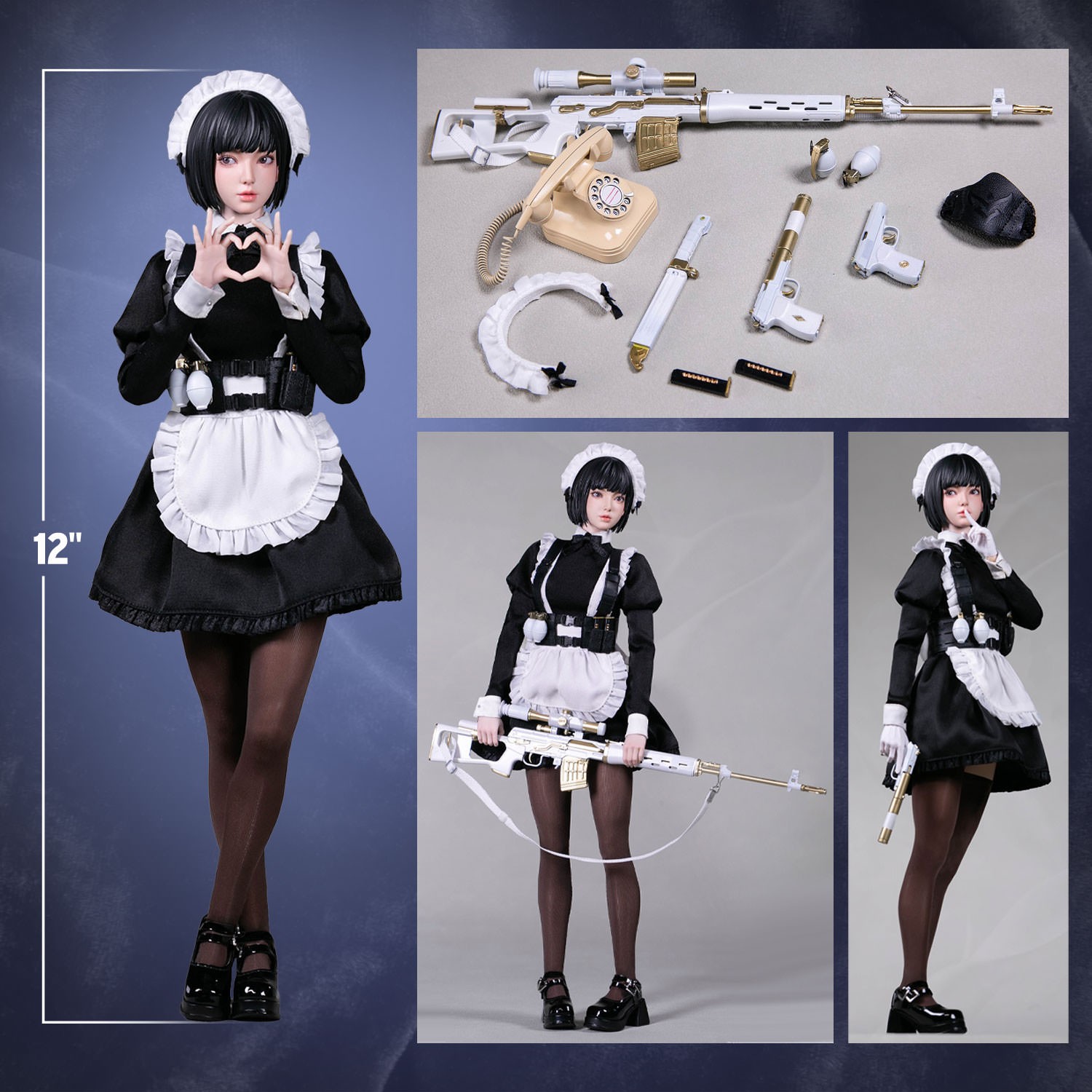 Phantom Cipher: Zero Trace Angelica Sixth Scale Figure  (Prototype Shown) View 2