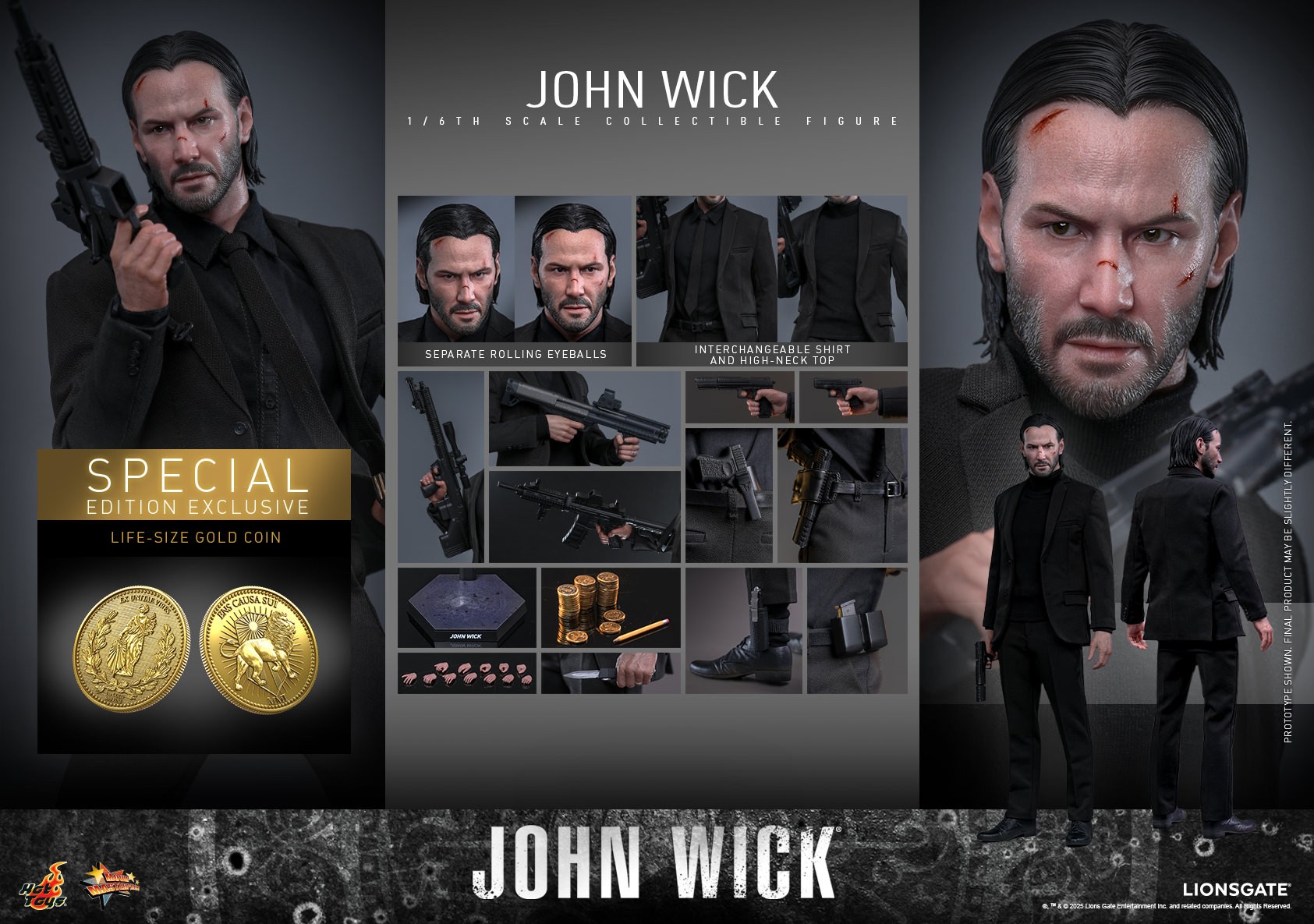 John Wick John Wick (Special Edition) Sixth Scale Figure  (Prototype Shown) View 12