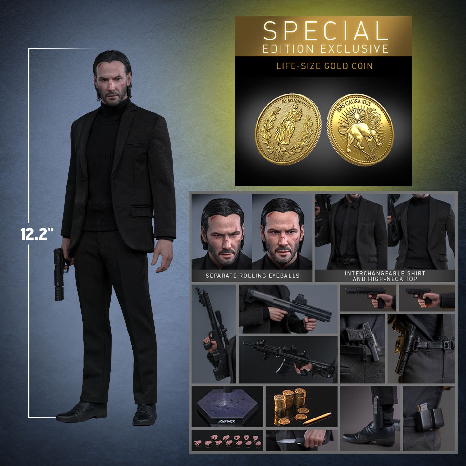John Wick John Wick (Special Edition) Sixth Scale Figure  (Prototype Shown) View 2