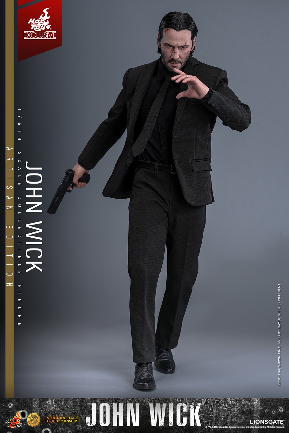 John Wick John Wick (Artisan Edition) Sixth Scale Figure  (Prototype Shown) View 3