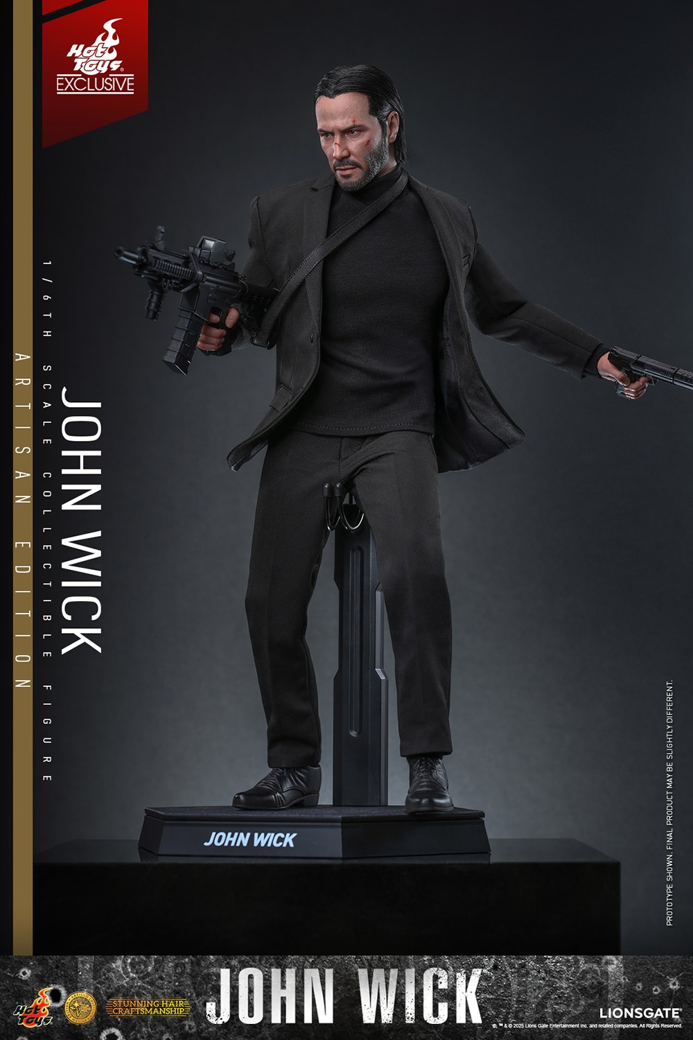 John Wick John Wick (Artisan Edition) Sixth Scale Figure  (Prototype Shown) View 7