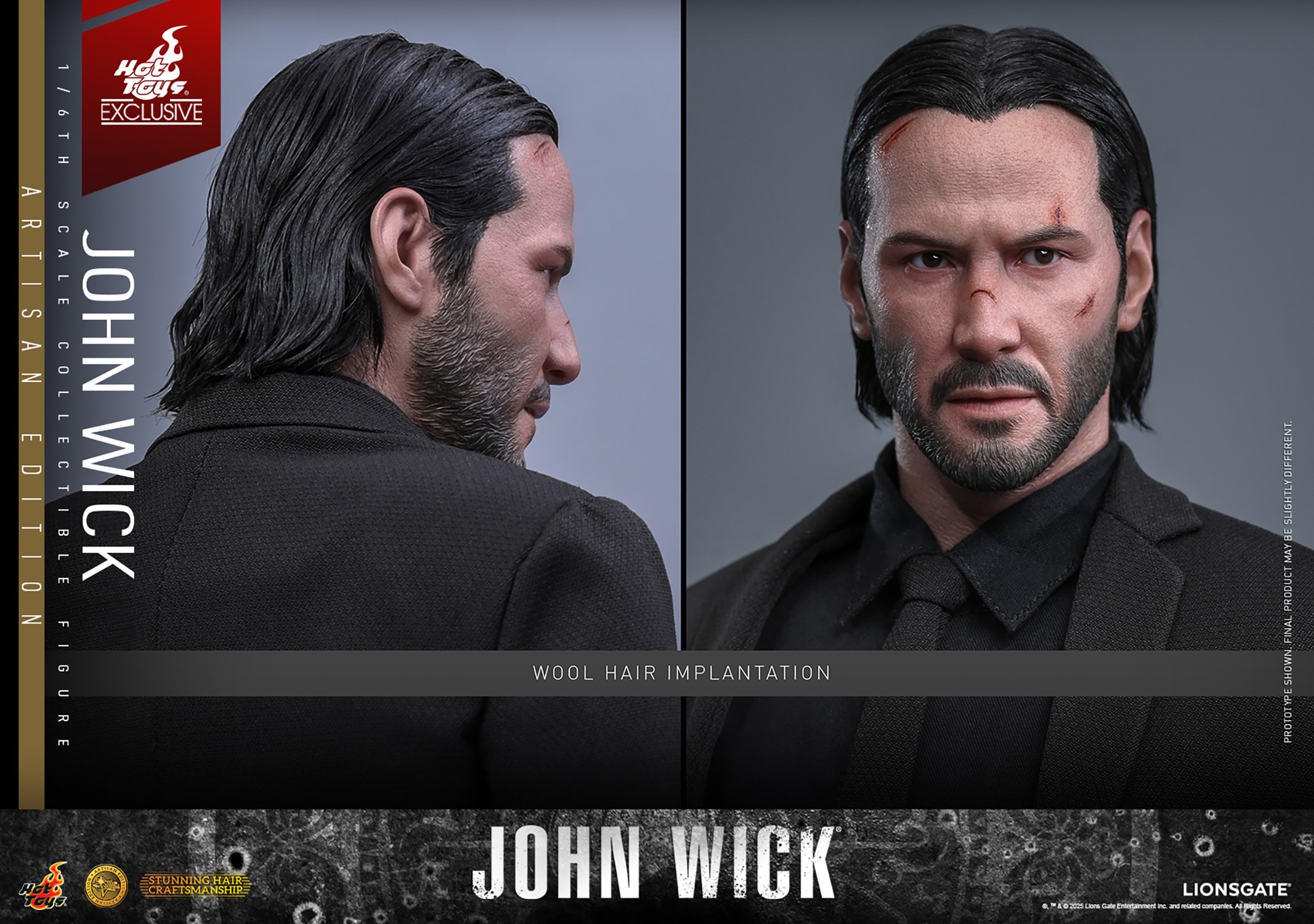 John Wick John Wick (Artisan Edition) Sixth Scale Figure  (Prototype Shown) View 12