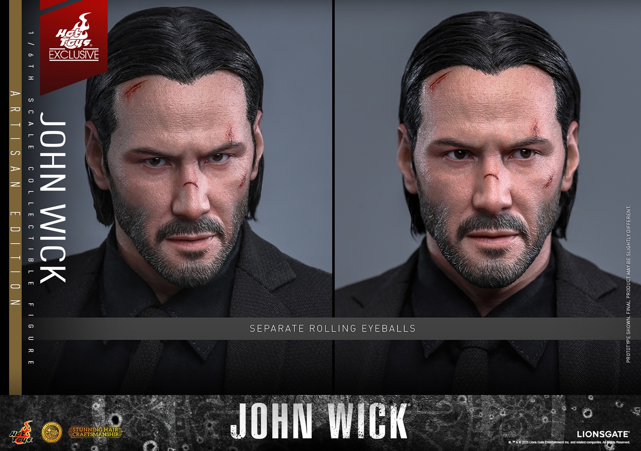 John Wick John Wick (Artisan Edition) Sixth Scale Figure  (Prototype Shown) View 13