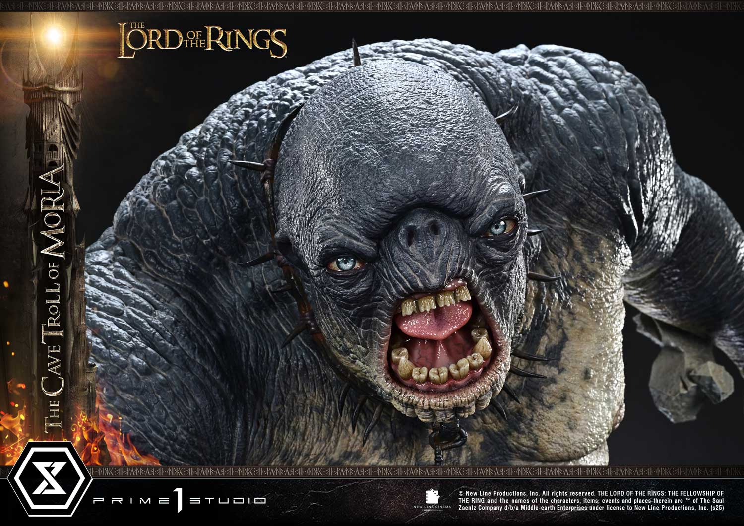 The Lord of the Rings Cave Troll of Moria Quarter Scale Statue  (Prototype Shown) View 12
