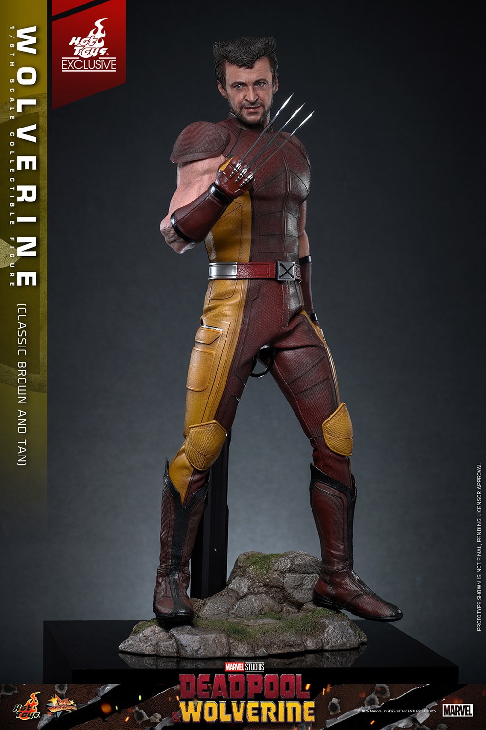 Wolverine (Classic Brown and Tan) Sixth Scale Figure by Hot Toys