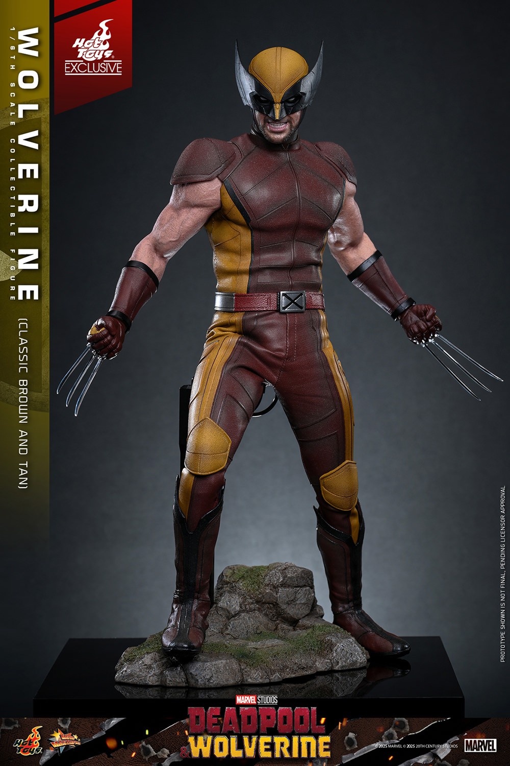 Wolverine (Classic Brown and Tan) Sixth Scale Figure by Hot Toys
