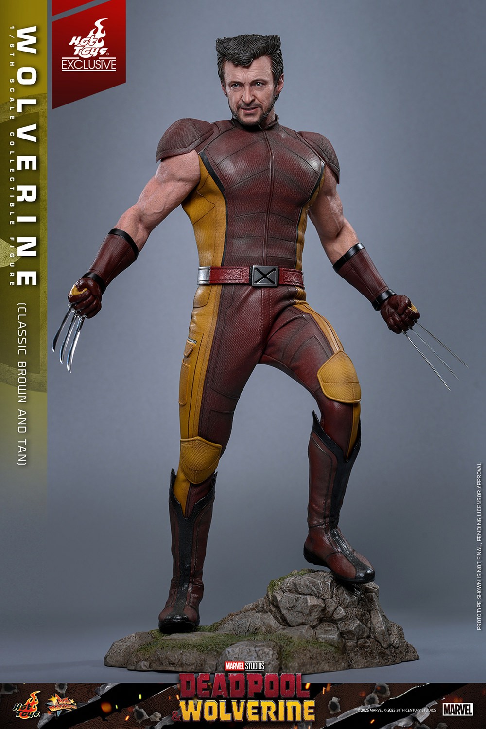 Wolverine (Classic Brown and Tan) Sixth Scale Figure by Hot Toys