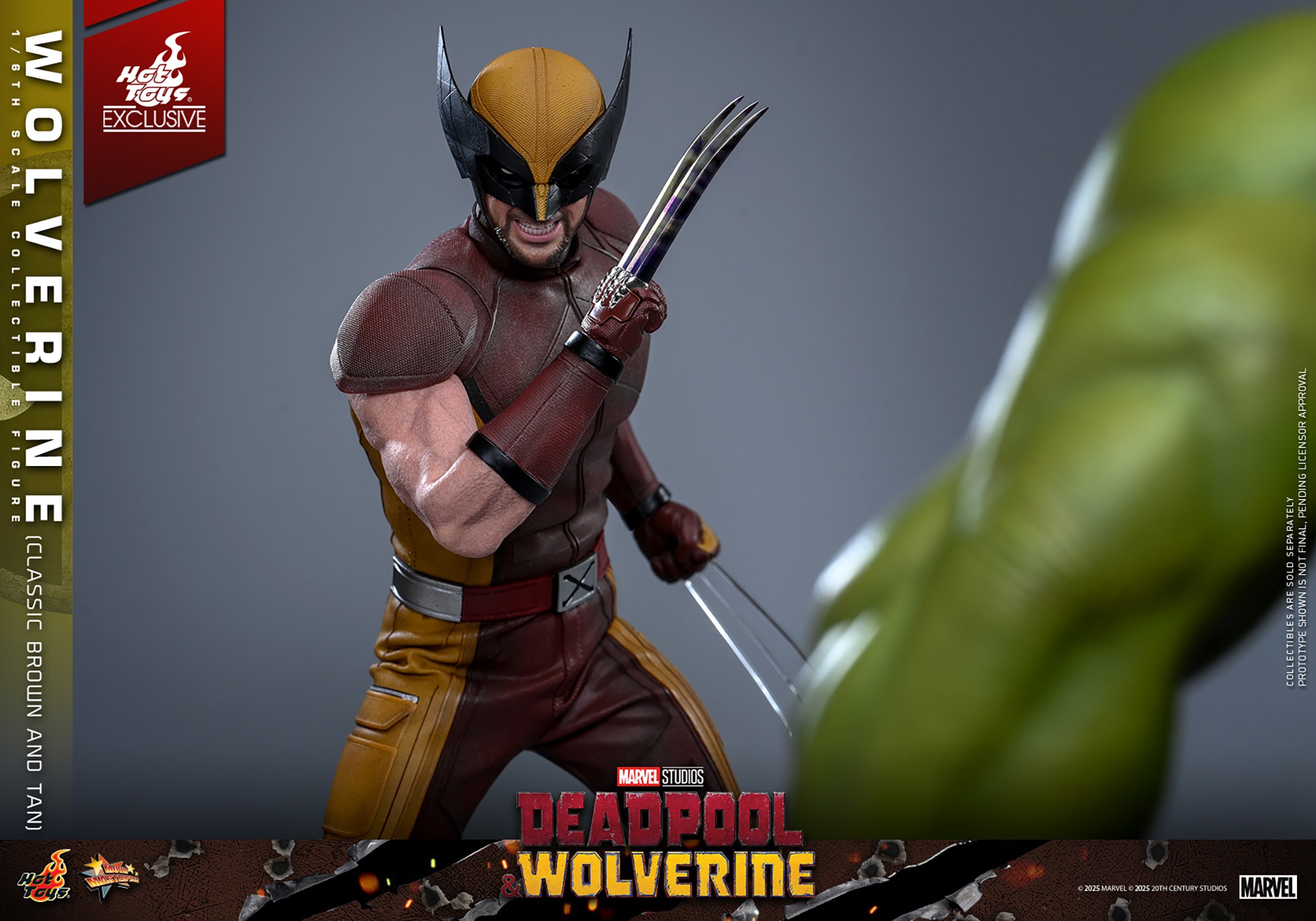 Wolverine (Classic Brown and Tan) Sixth Scale Figure by Hot Toys
