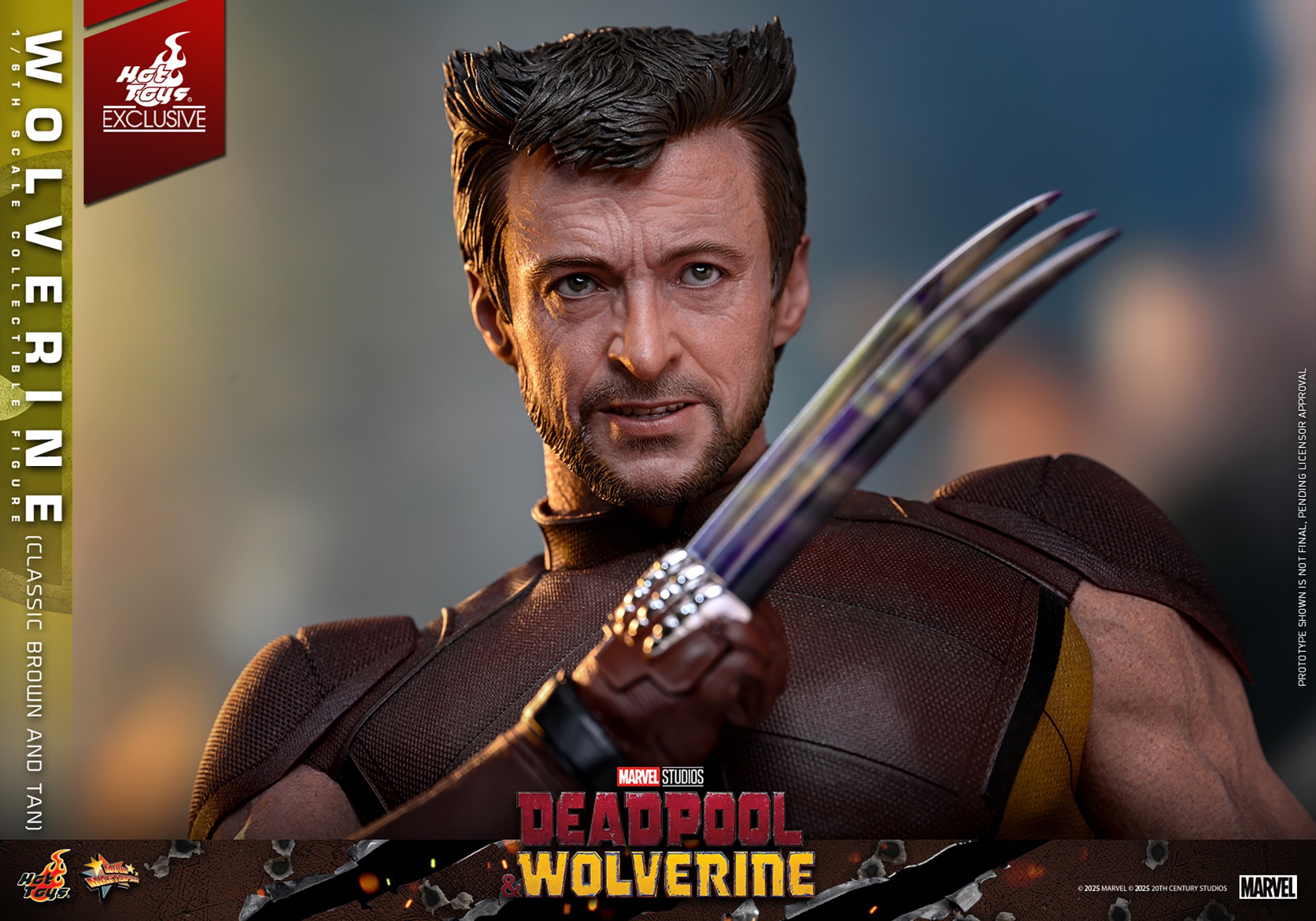 Wolverine (Classic Brown and Tan) Sixth Scale Figure by Hot Toys