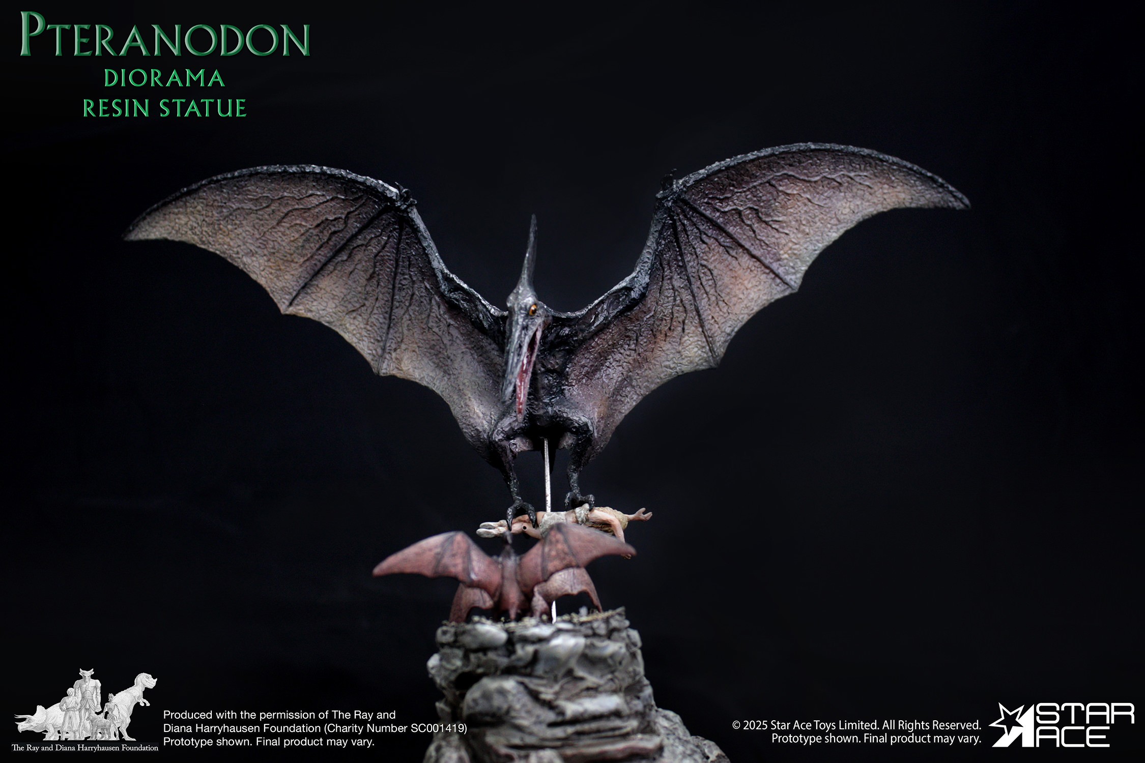 Ray Harryhausen Pteranodon Attack Scene Diorama  (Prototype Shown) View 7