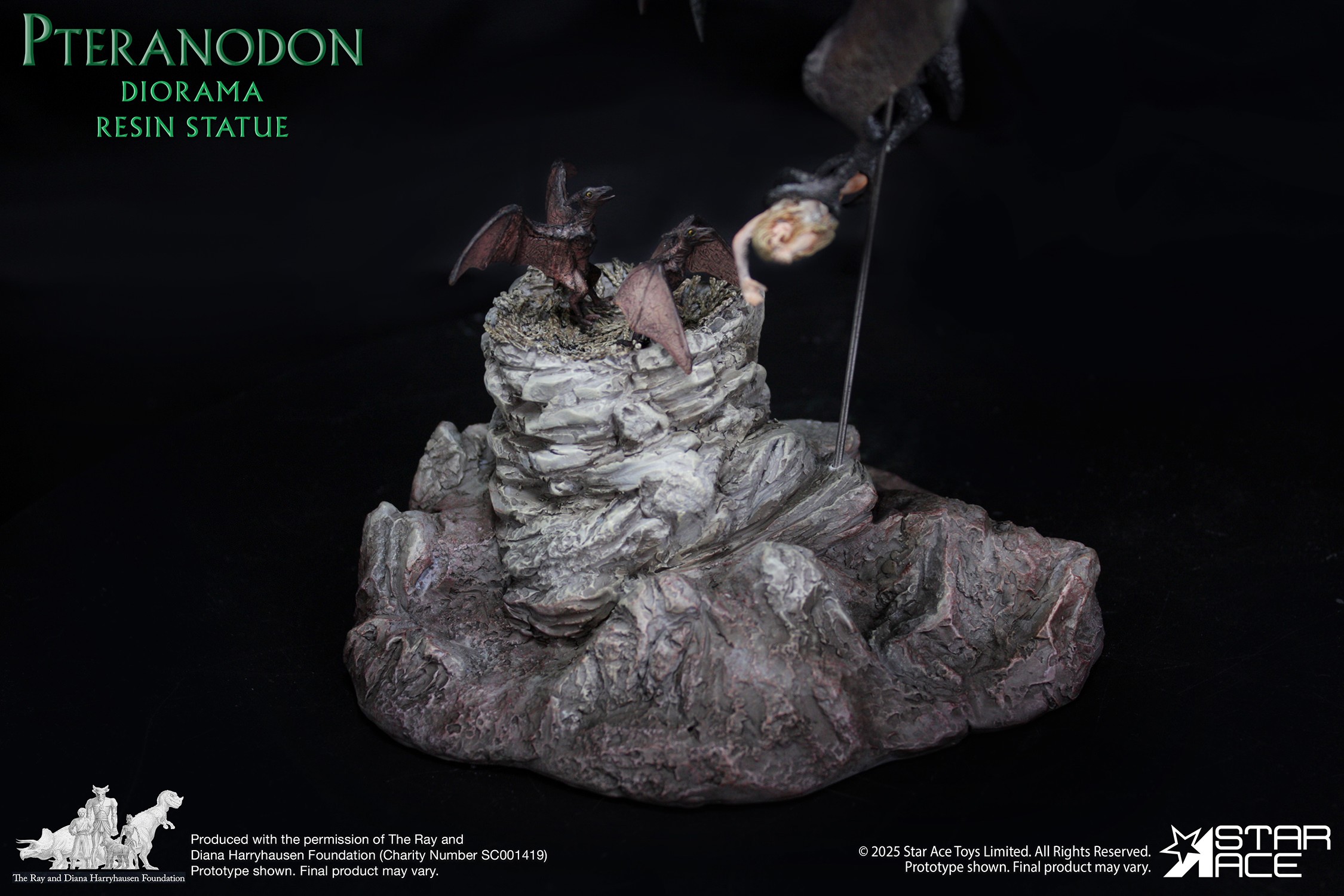Ray Harryhausen Pteranodon Attack Scene Diorama  (Prototype Shown) View 8