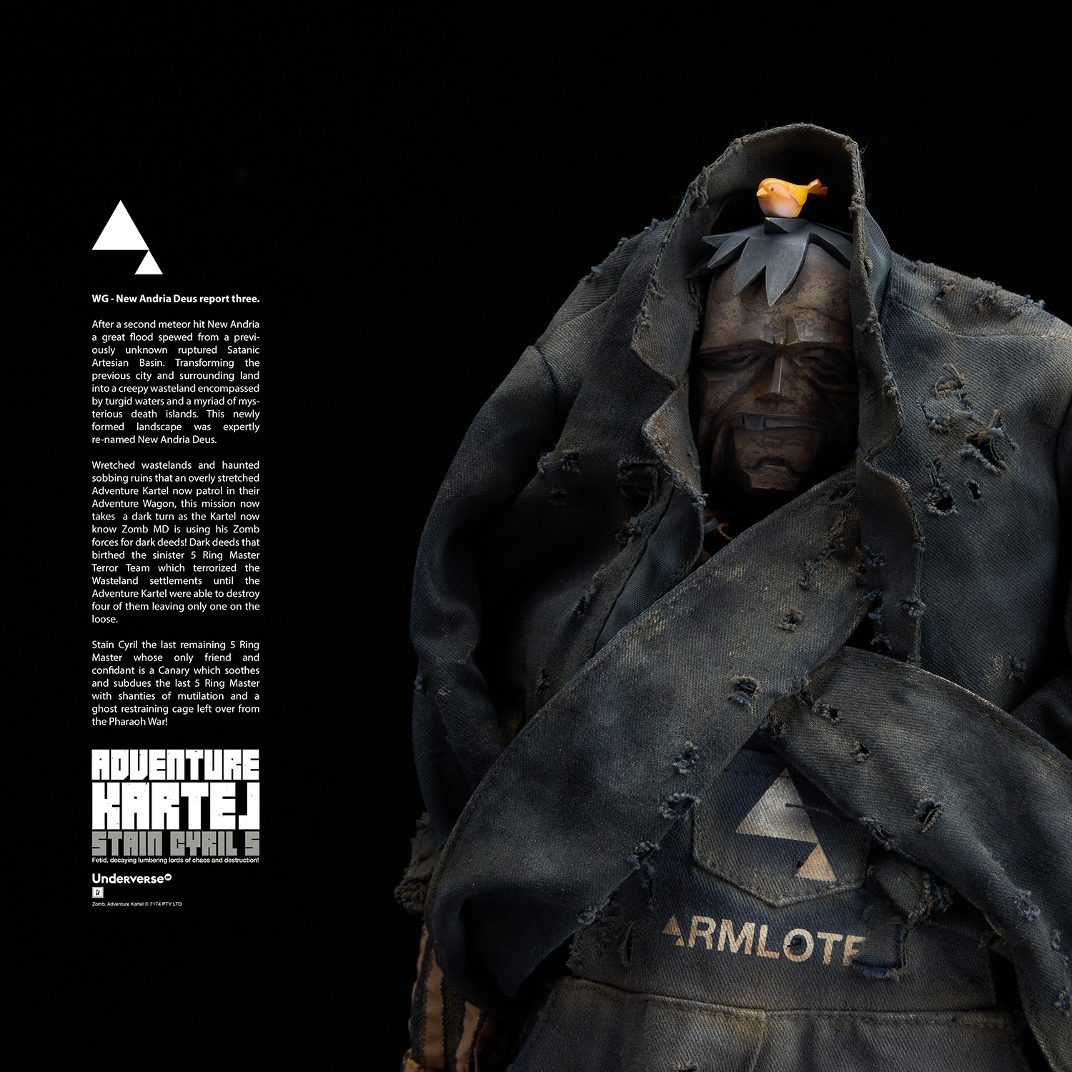 Adventure Kartel Stain Cyril 5 Sixth Scale Figure  (Prototype Shown) View 6