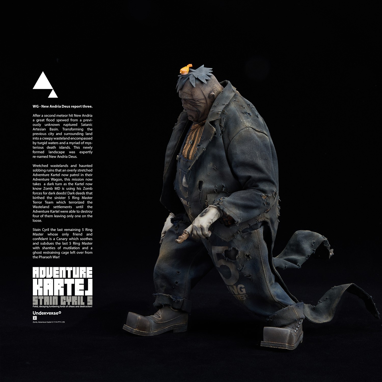 Adventure Kartel Stain Cyril 5 Sixth Scale Figure  (Prototype Shown) View 7