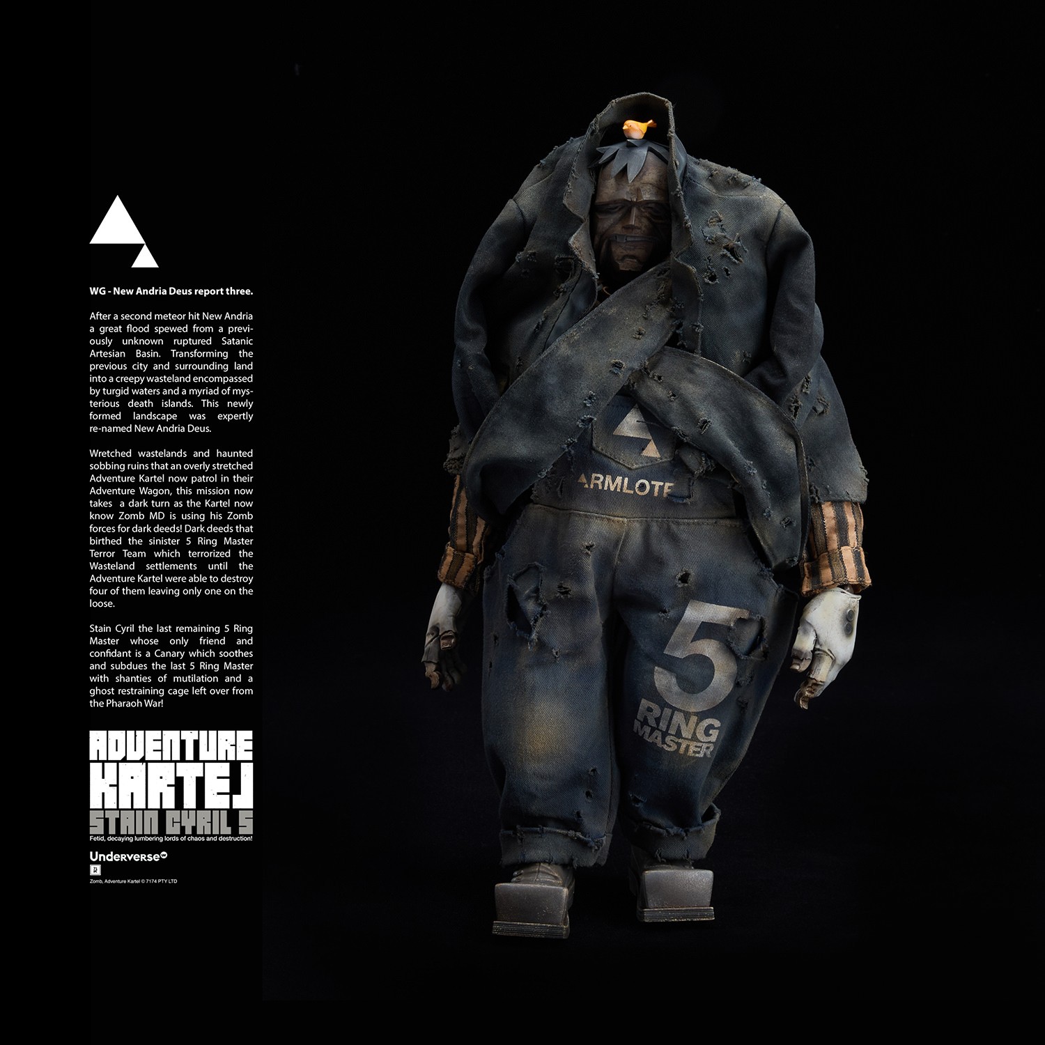 Adventure Kartel Stain Cyril 5 Sixth Scale Figure  (Prototype Shown) View 8