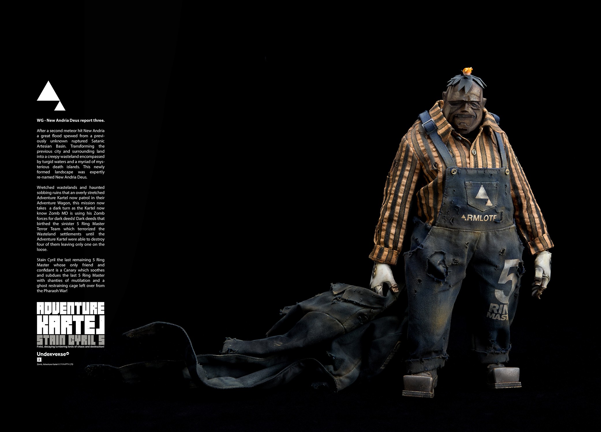 Adventure Kartel Stain Cyril 5 Sixth Scale Figure  (Prototype Shown) View 11