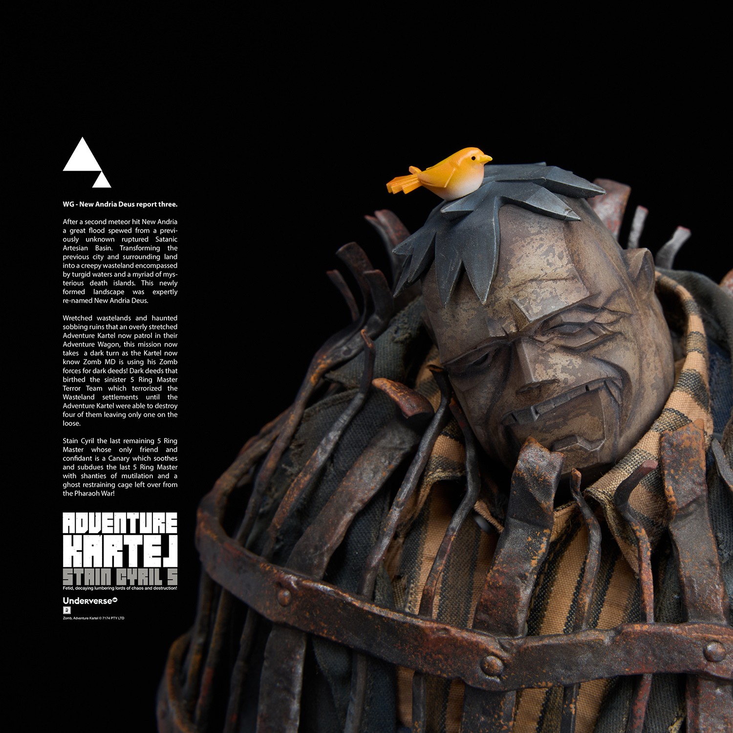 Adventure Kartel Stain Cyril 5 Sixth Scale Figure  (Prototype Shown) View 12