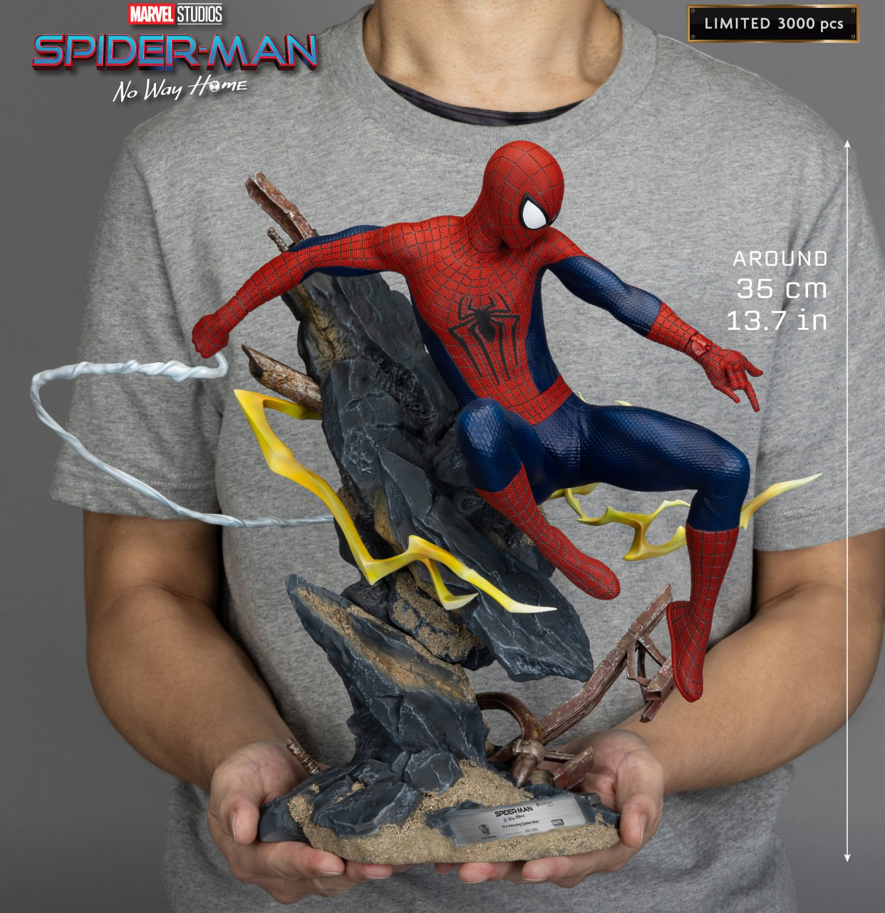 Marvel Amazing Spider-Man Collectible Statue  (Prototype Shown) View 2