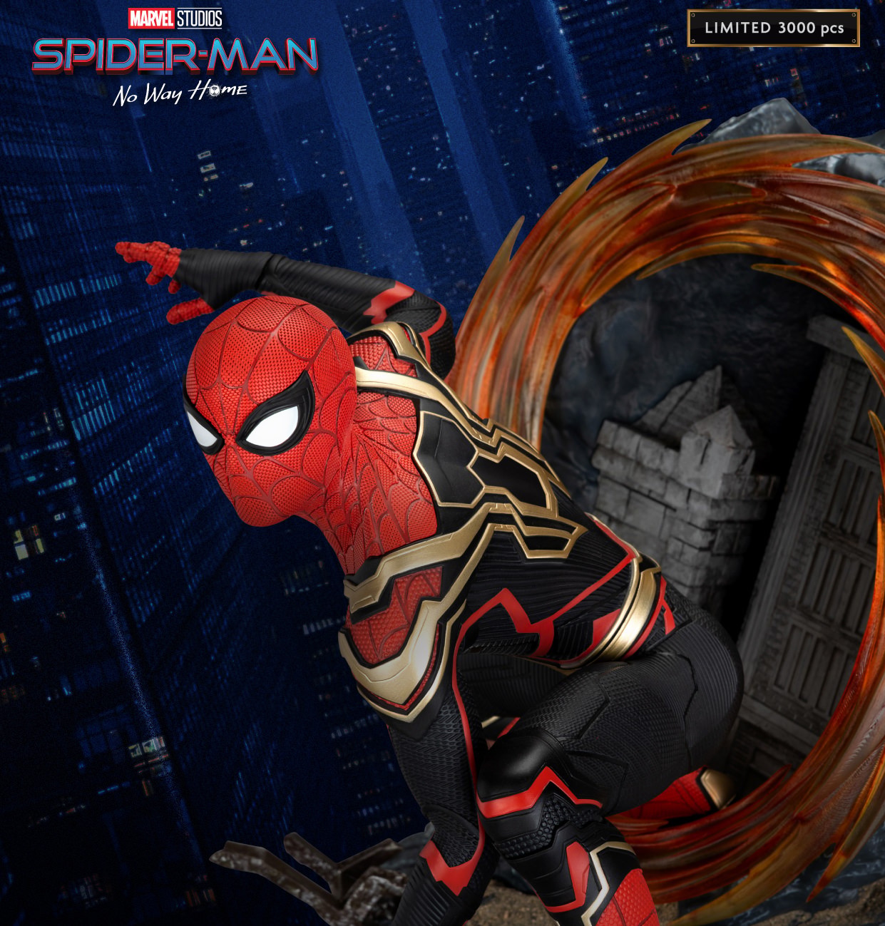 Marvel Integrated Spider-Man Collectible Statue  (Prototype Shown) View 4