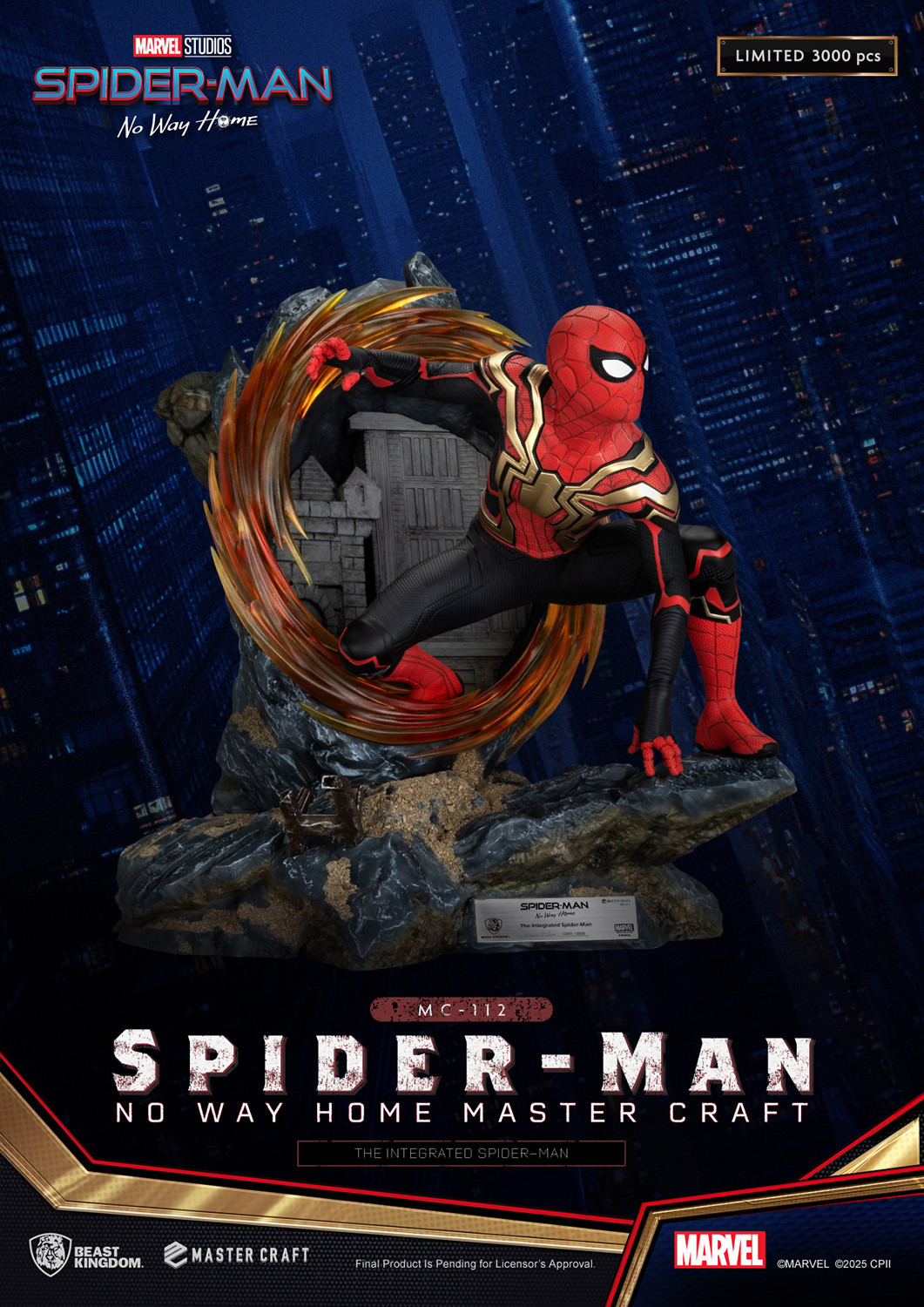 Marvel Integrated Spider-Man Collectible Statue  (Prototype Shown) View 6