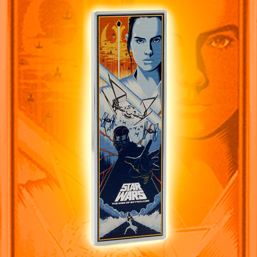 Star Wars The Rise of Skywalker™ Poster Silver Collectible  (Prototype Shown) View 1