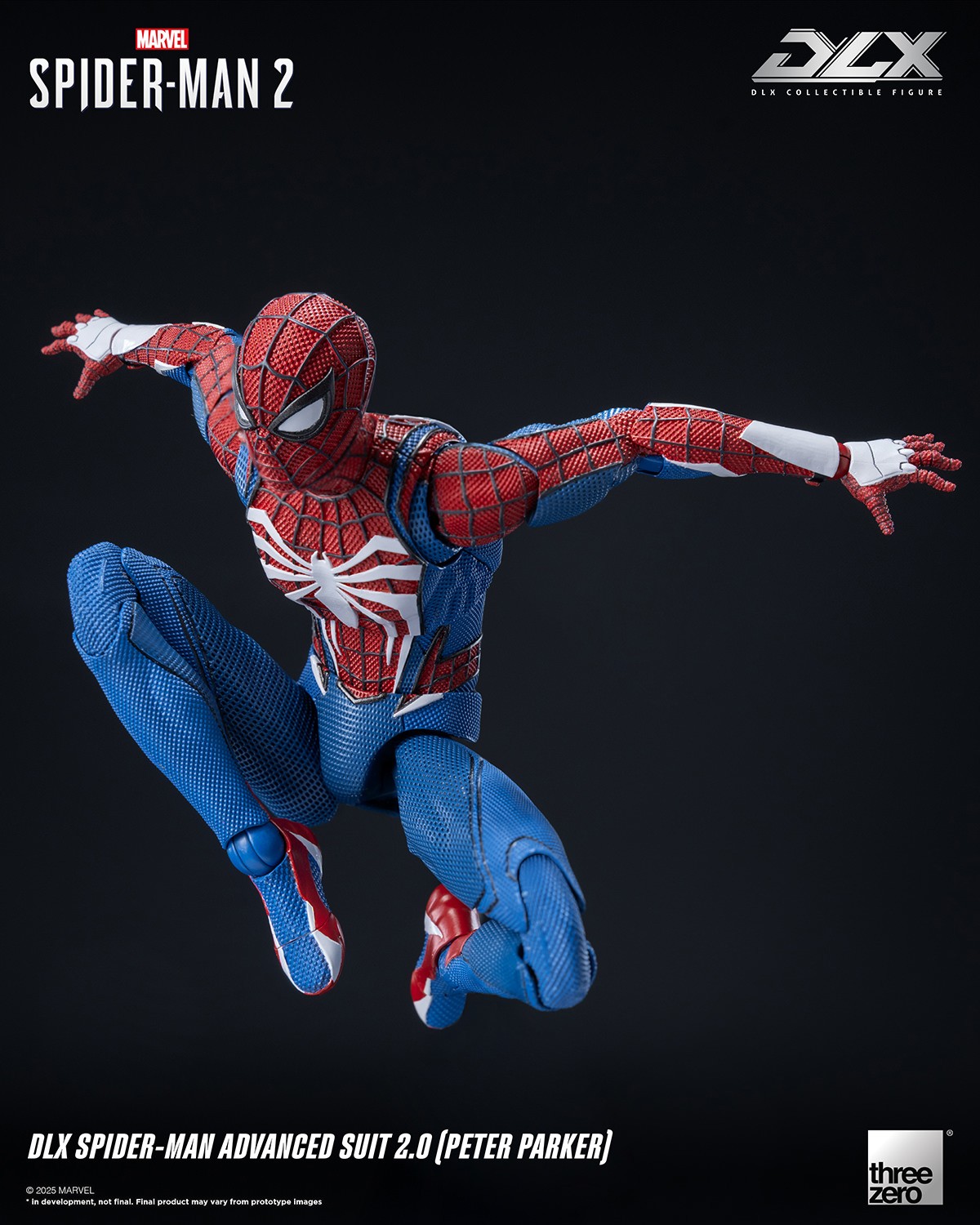 Marvel DLX Spider-Man Advanced Suit 2.0 (Peter Parker) Action Figure  (Prototype Shown) View 8