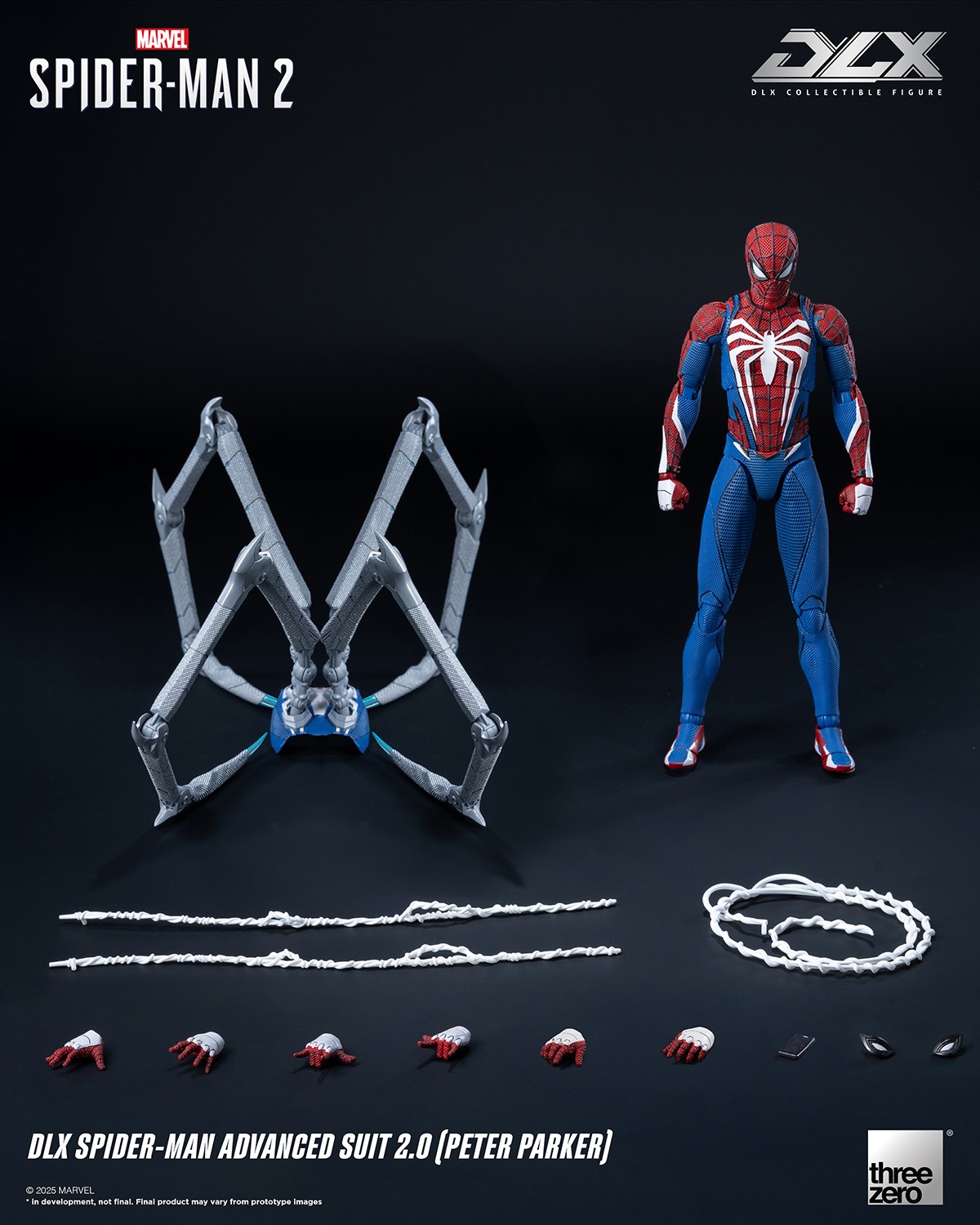 Marvel DLX Spider-Man Advanced Suit 2.0 (Peter Parker) Action Figure  (Prototype Shown) View 13