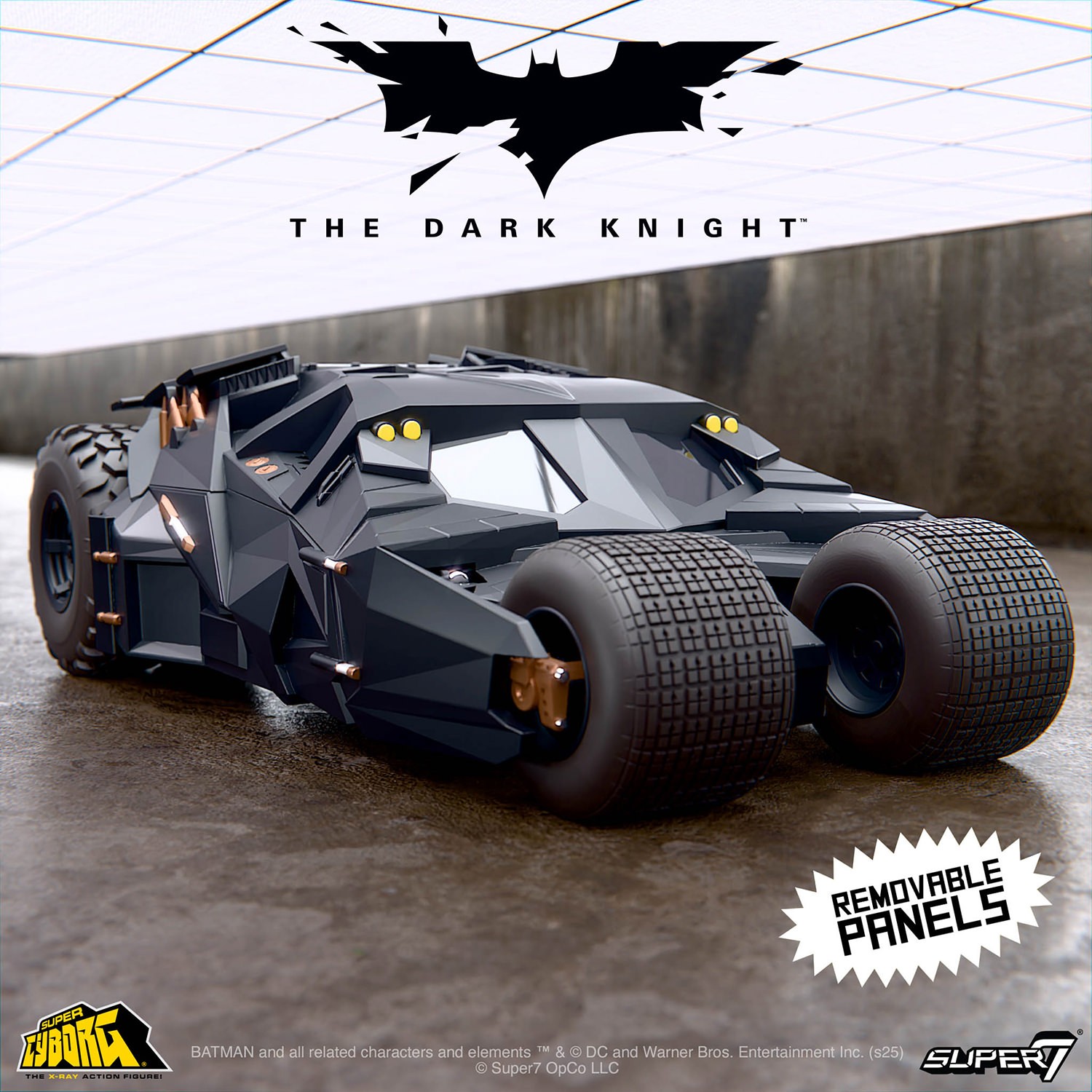 Batmobile Tumbler (Full Color) Super Cyborg Collectible Figure by