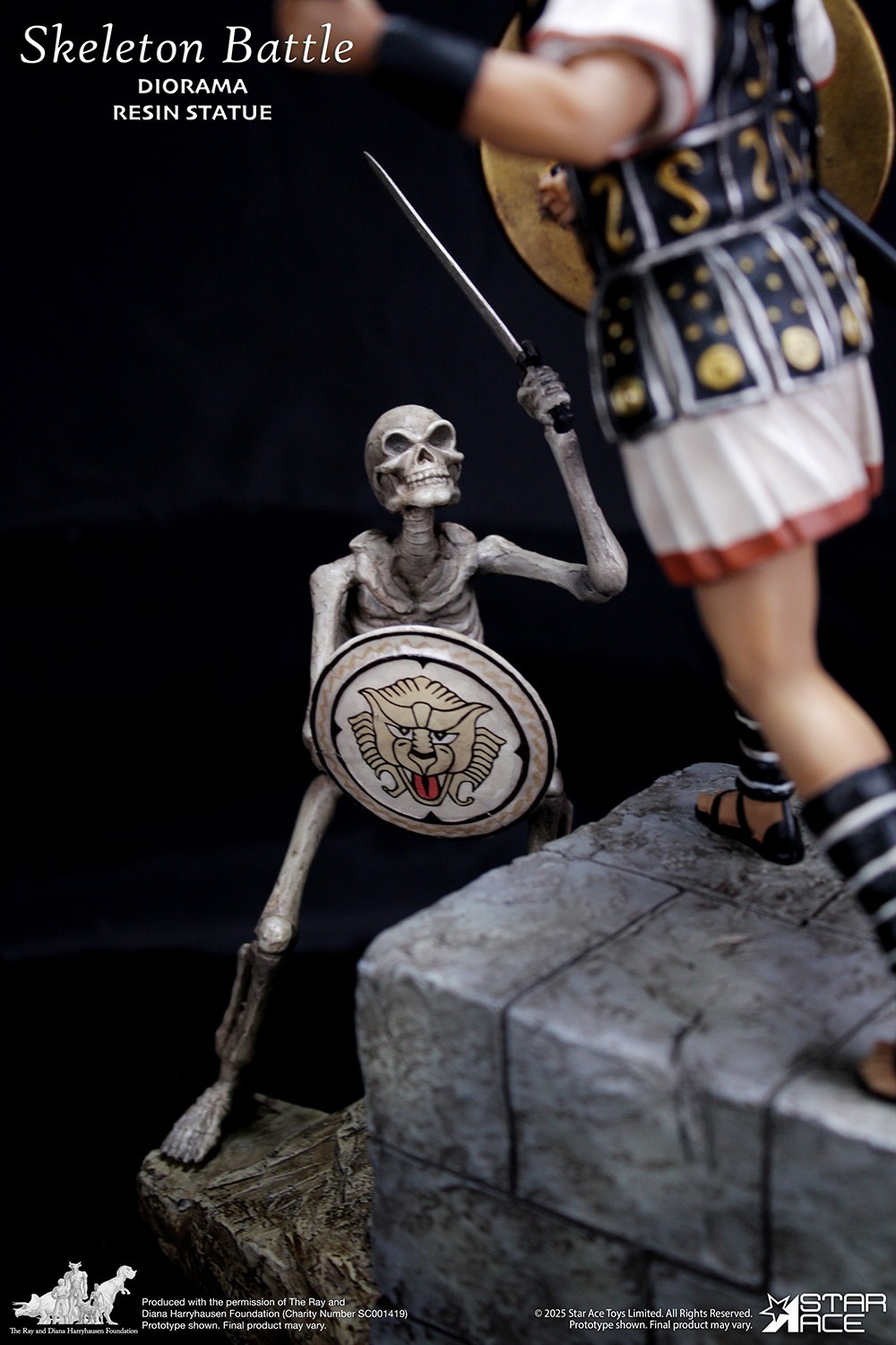 Ray Harryhausen Skeleton Battle Scene Diorama  (Prototype Shown) View 10