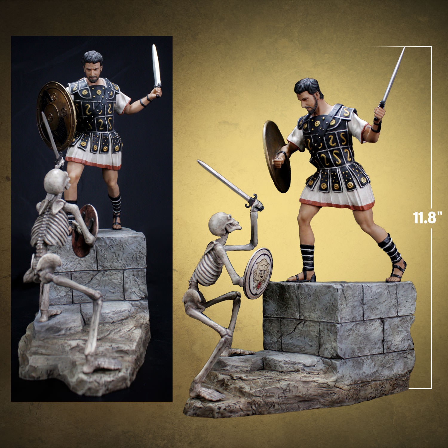 Ray Harryhausen Skeleton Battle Scene Diorama  (Prototype Shown) View 2