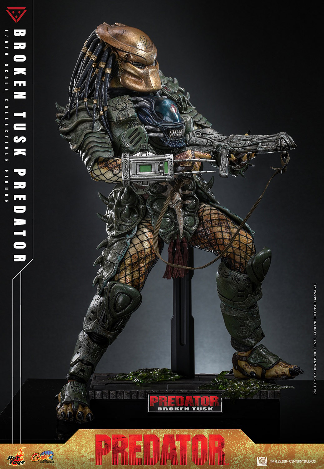Alien VS Predator Broken Tusk Predator Sixth Scale Figure  Collector Edition (Prototype Shown) View 8