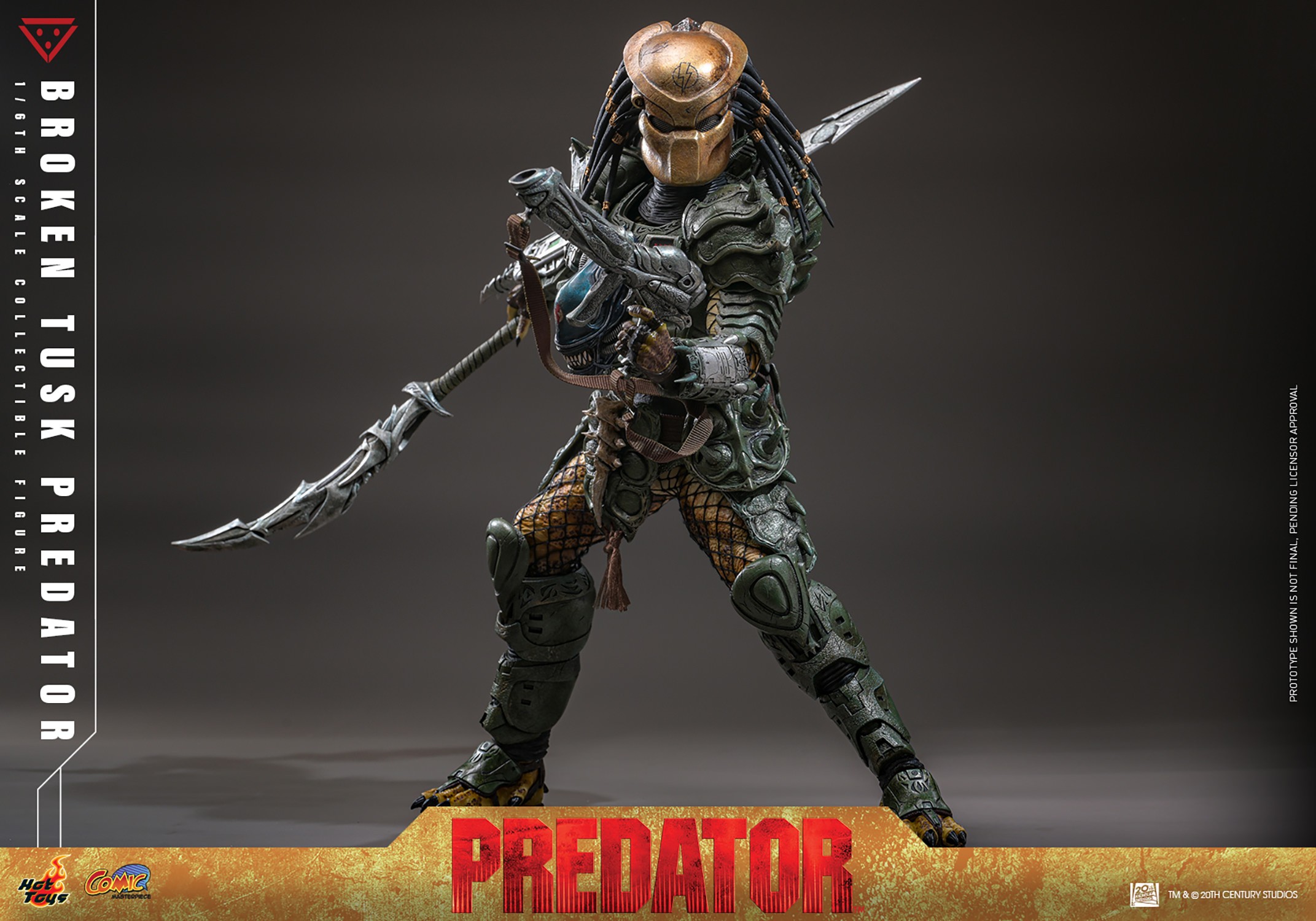 Alien VS Predator Broken Tusk Predator Sixth Scale Figure  Collector Edition (Prototype Shown) View 10