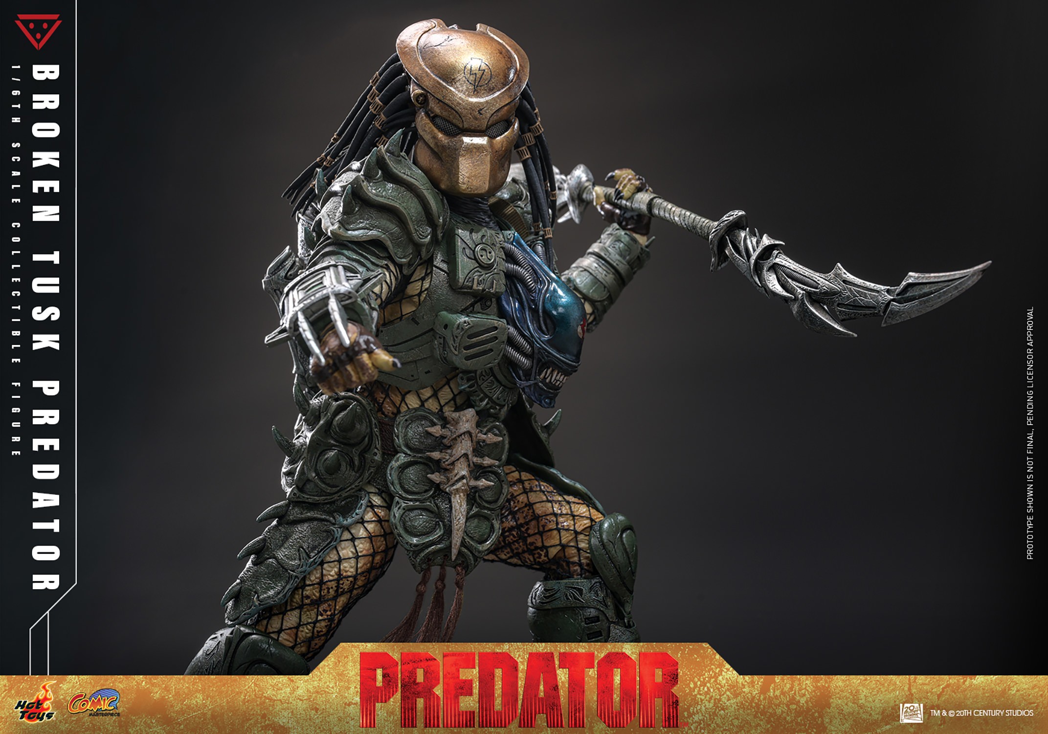 Alien VS Predator Broken Tusk Predator Sixth Scale Figure  Collector Edition (Prototype Shown) View 13