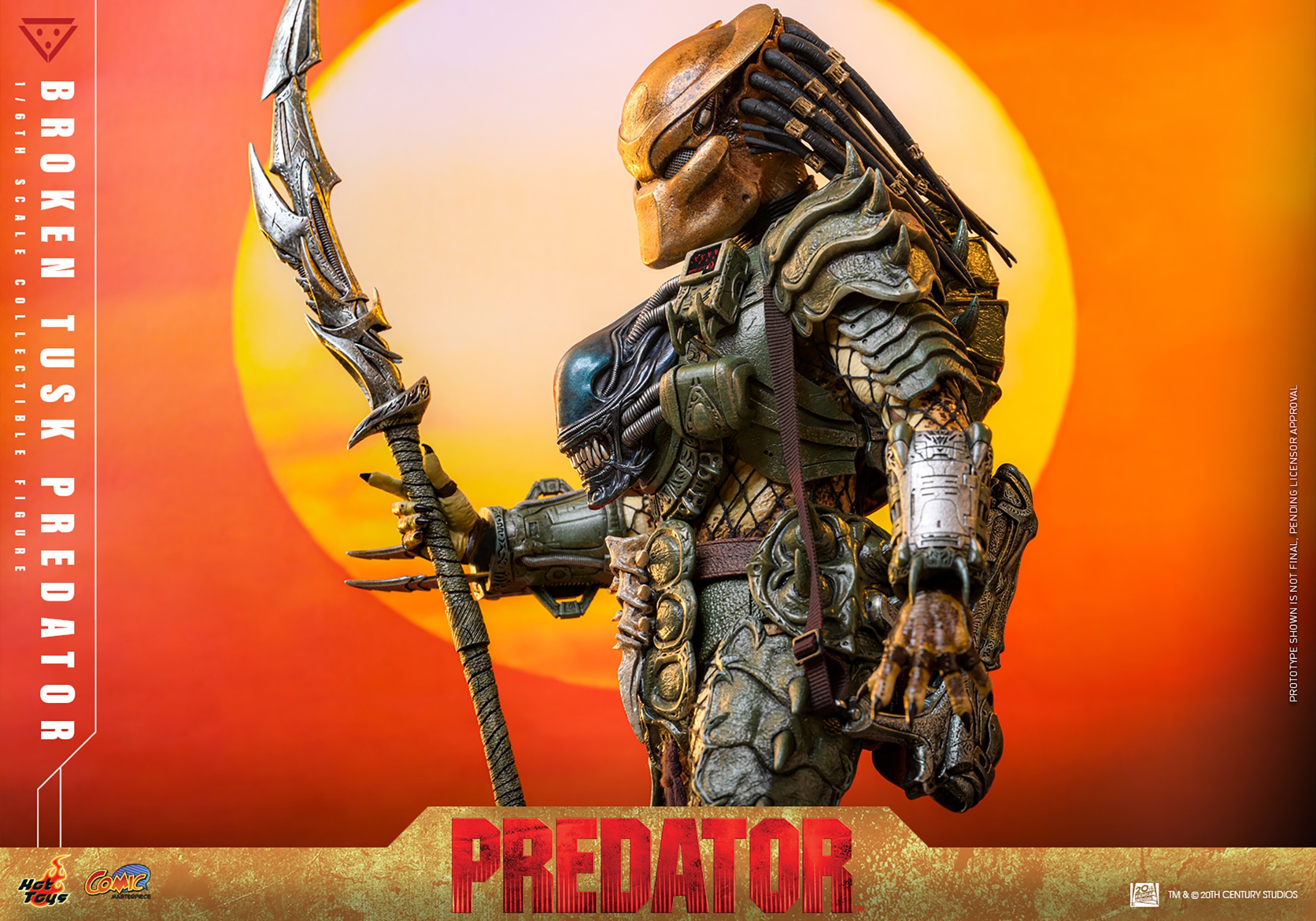 Alien VS Predator Broken Tusk Predator Sixth Scale Figure  Collector Edition (Prototype Shown) View 15