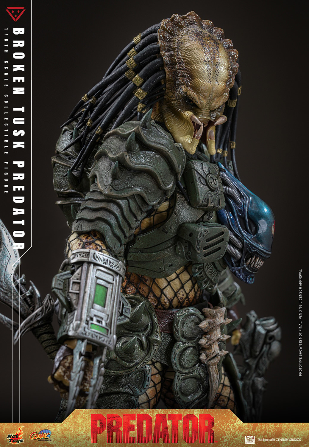 Alien VS Predator Broken Tusk Predator Sixth Scale Figure  Collector Edition (Prototype Shown) View 16
