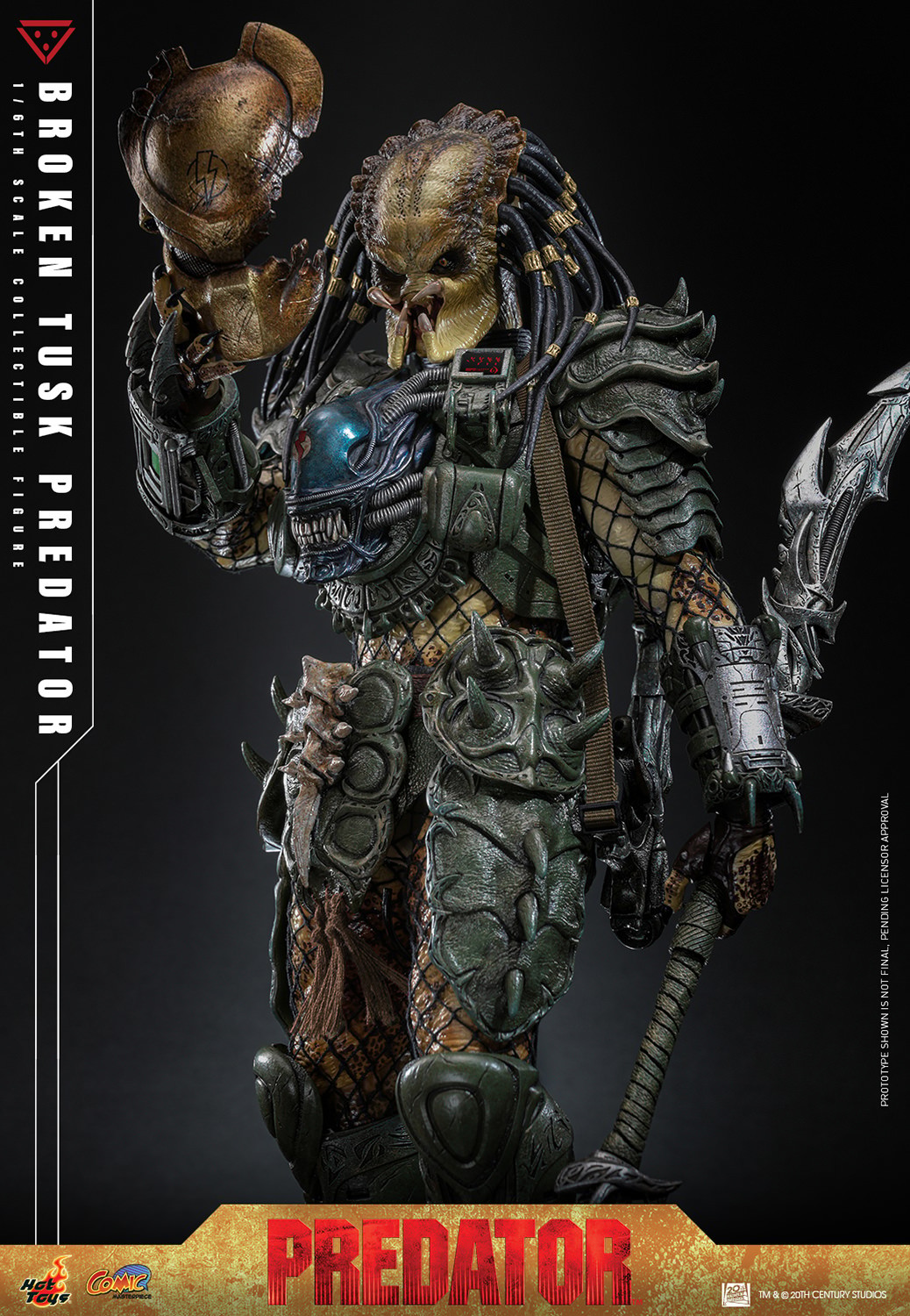 Alien VS Predator Broken Tusk Predator (Special Edition) Sixth Scale Figure  (Prototype Shown) View 4