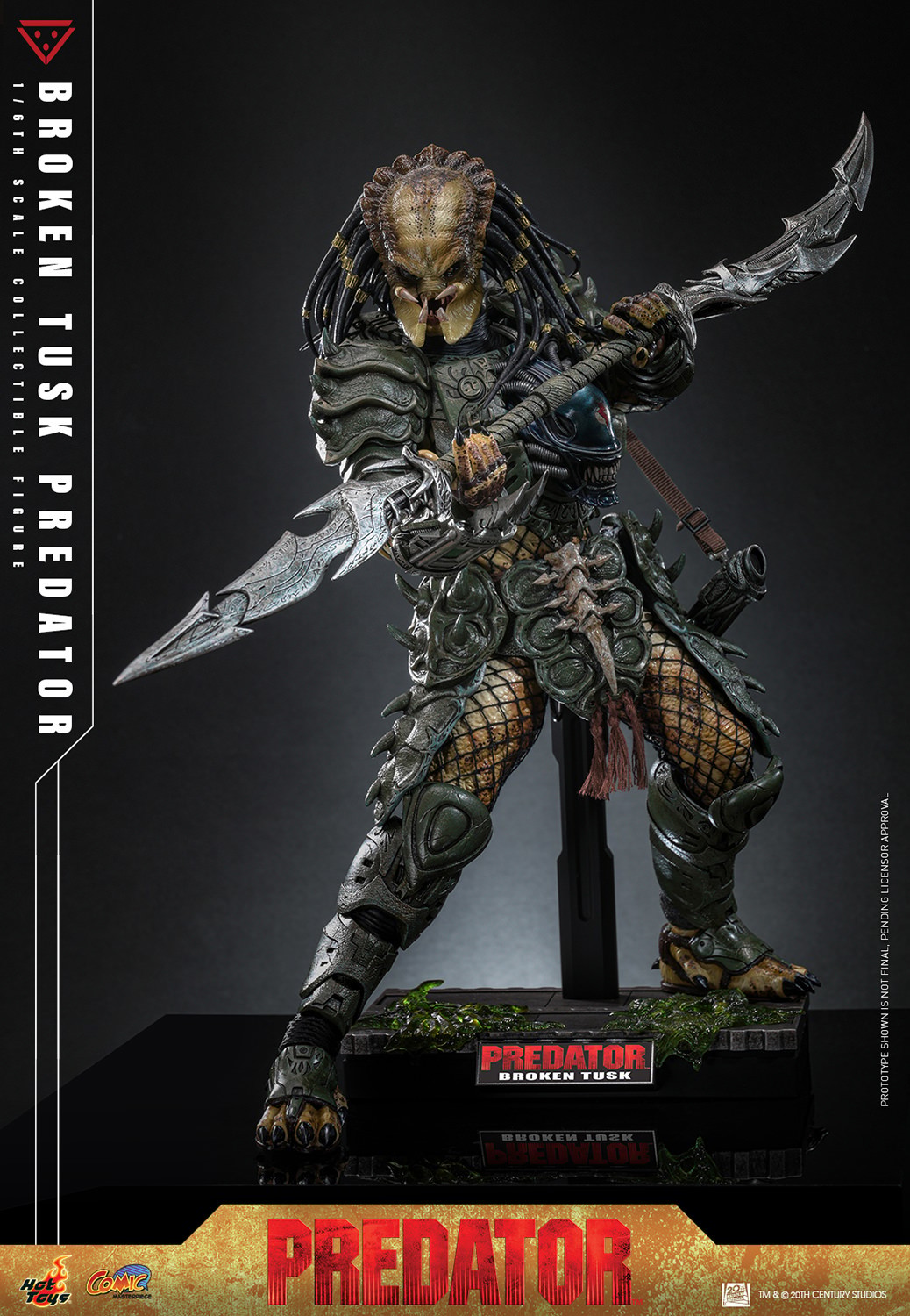 Alien VS Predator Broken Tusk Predator (Special Edition) Sixth Scale Figure  (Prototype Shown) View 10
