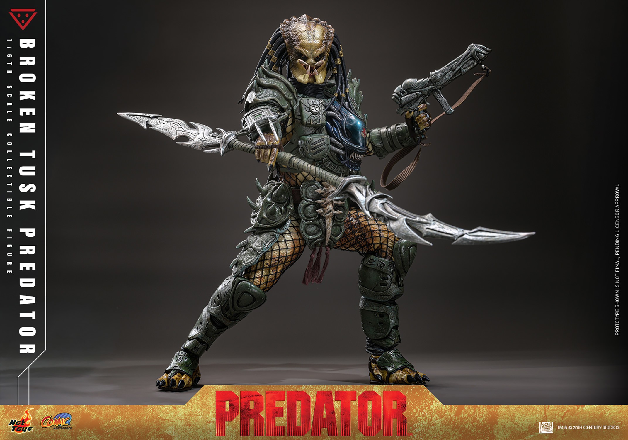 Alien VS Predator Broken Tusk Predator (Special Edition) Sixth Scale Figure  (Prototype Shown) View 12