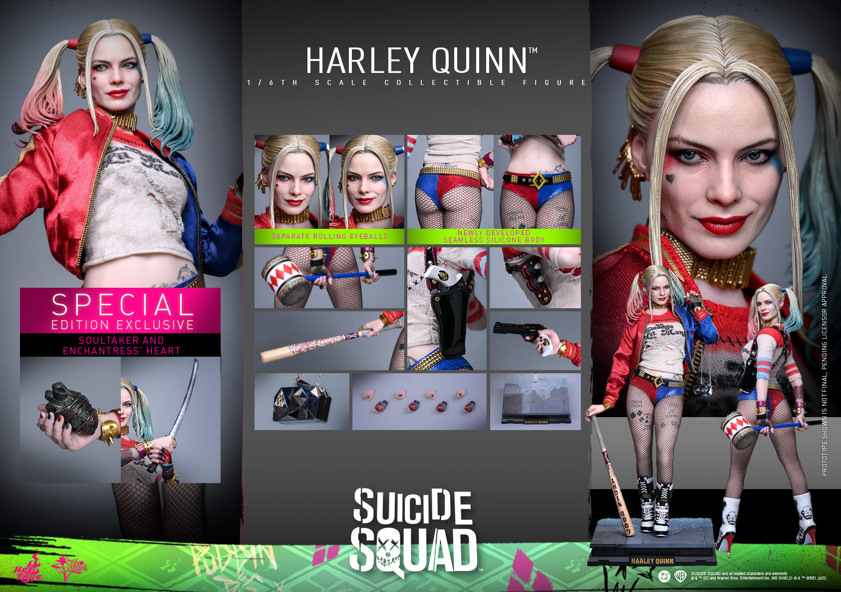 DC Comics Harley Quinn (Special Edition) Sixth Scale Figure  (Prototype Shown) View 10