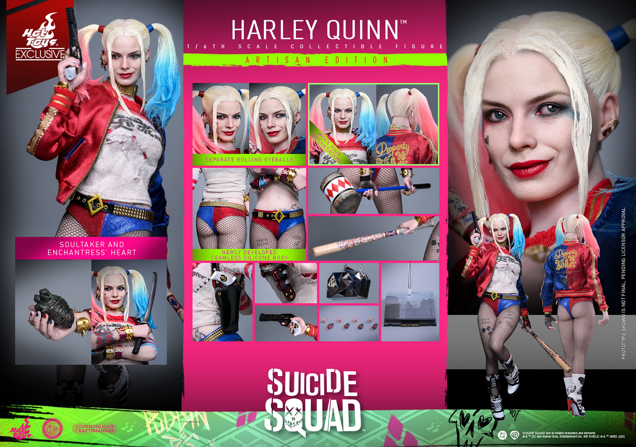 DC Comics Harley Quinn (Artisan Edition) Sixth Scale Figure  (Prototype Shown) View 14
