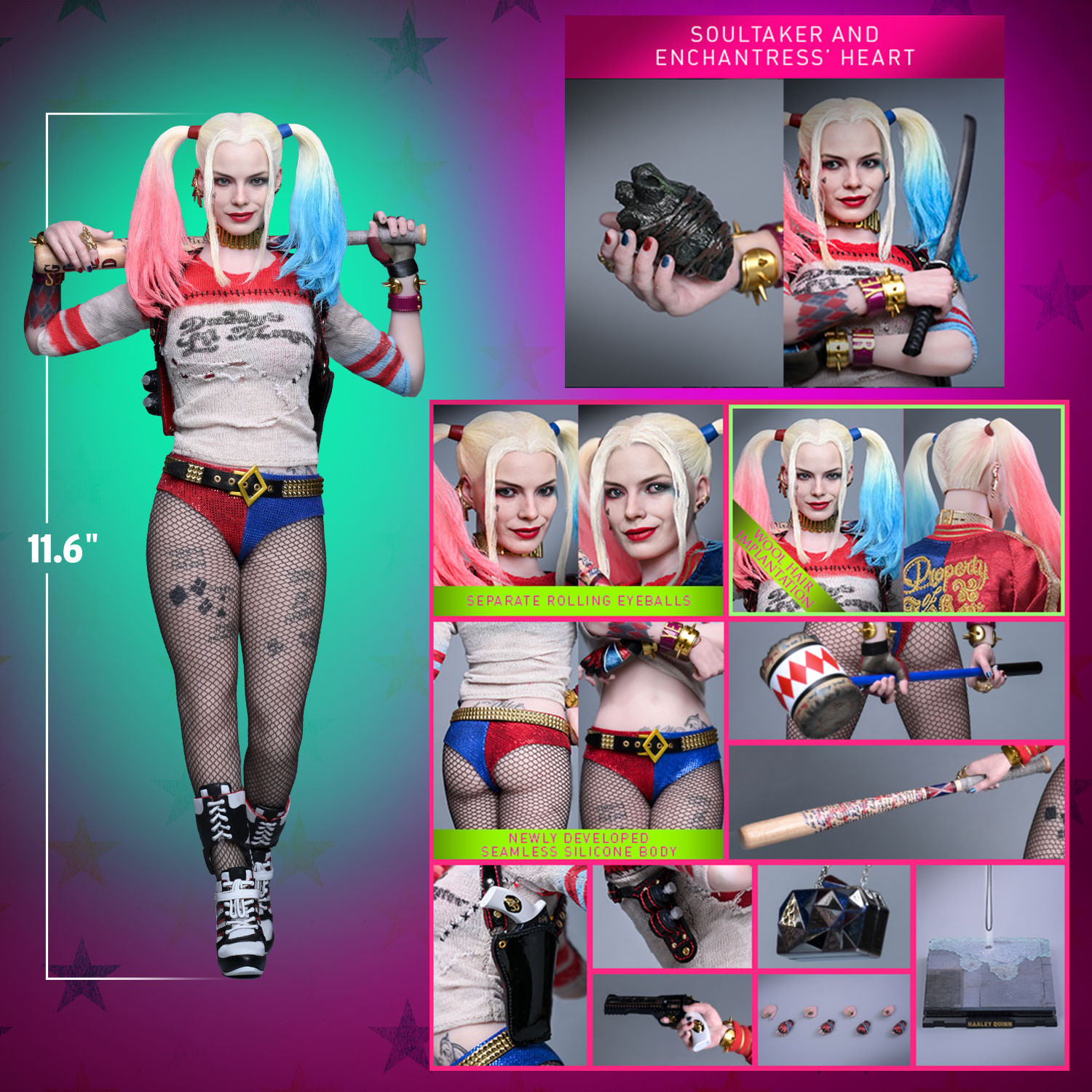 DC Comics Harley Quinn (Artisan Edition) Sixth Scale Figure  (Prototype Shown) View 2